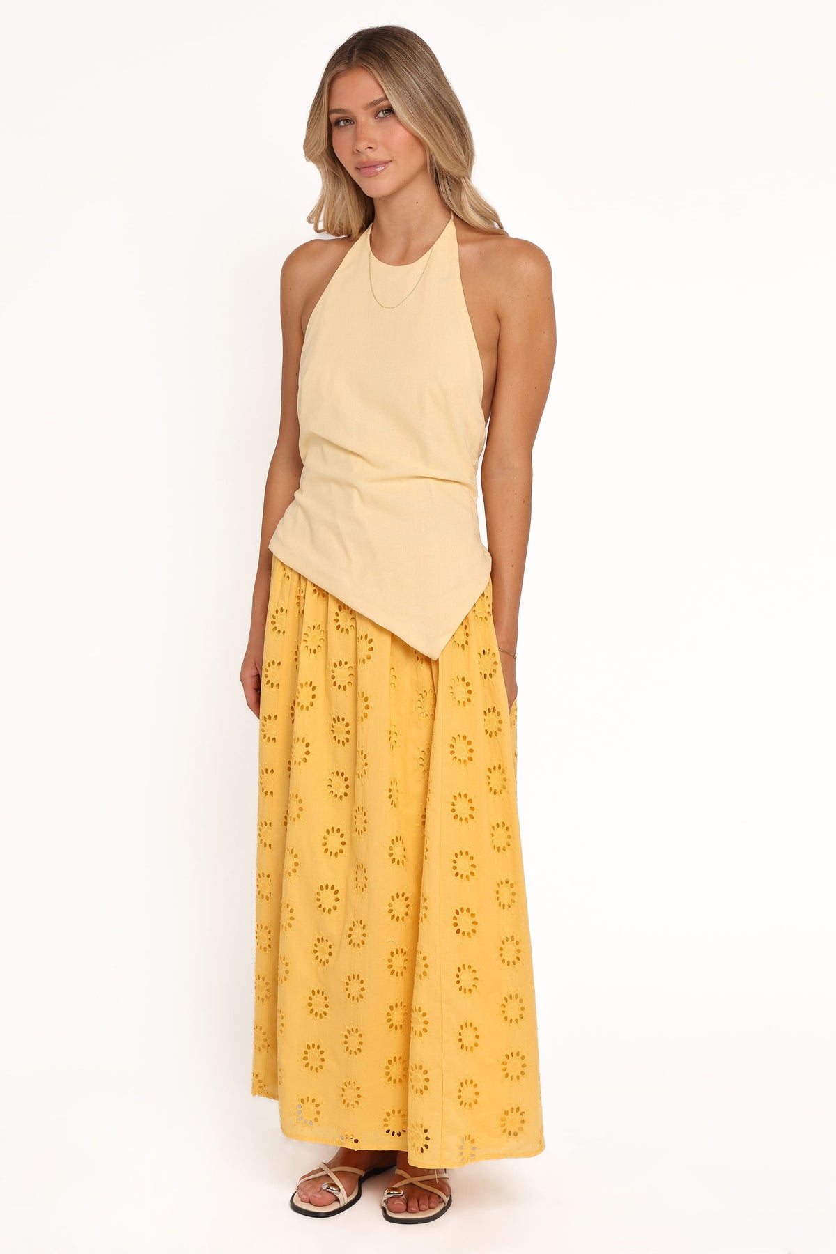 Dillon Midi Skirt in Mango – view 4 of 7
