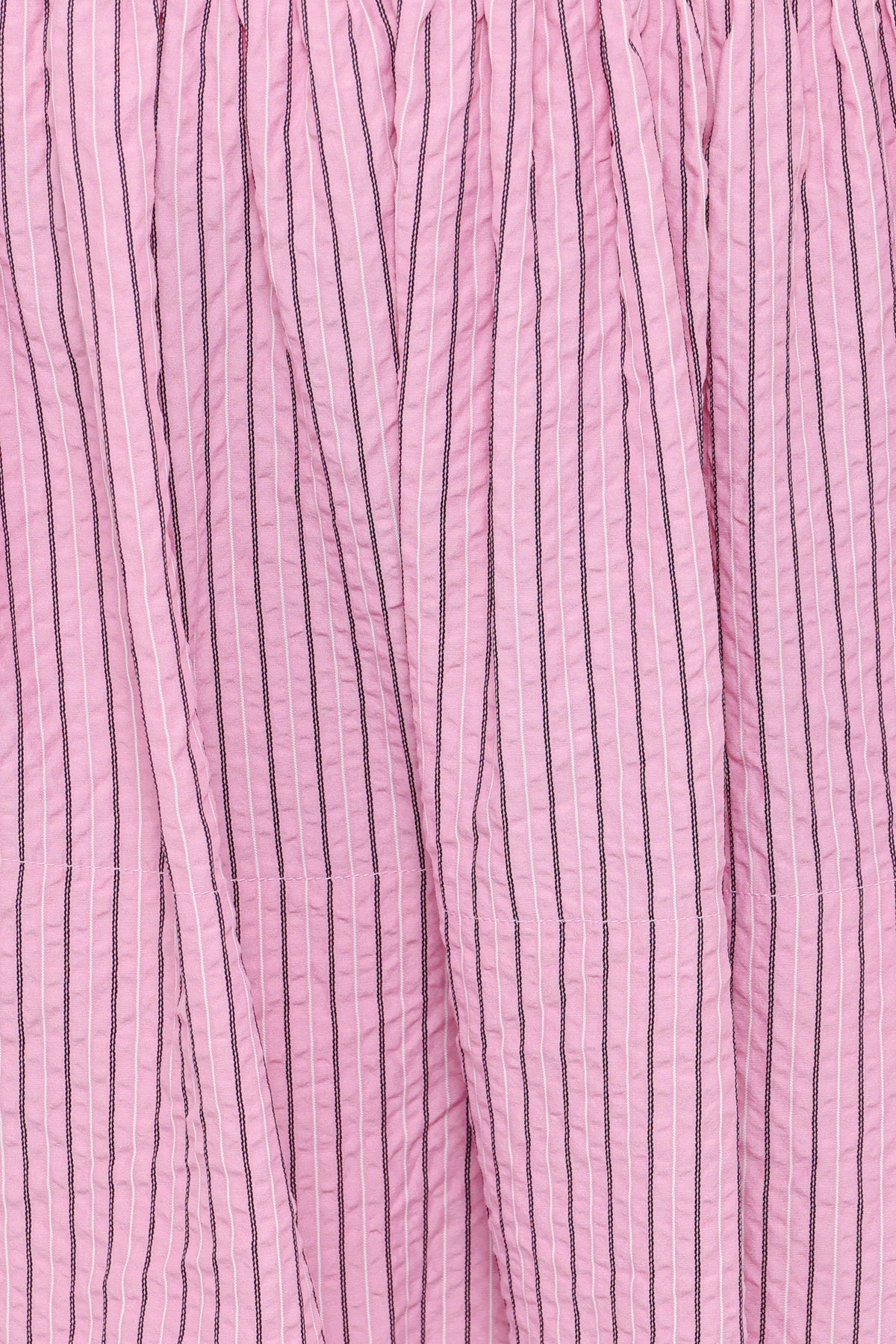 Domitia Mini Aline Skirt in Pink White Stripe – view 7 of 8