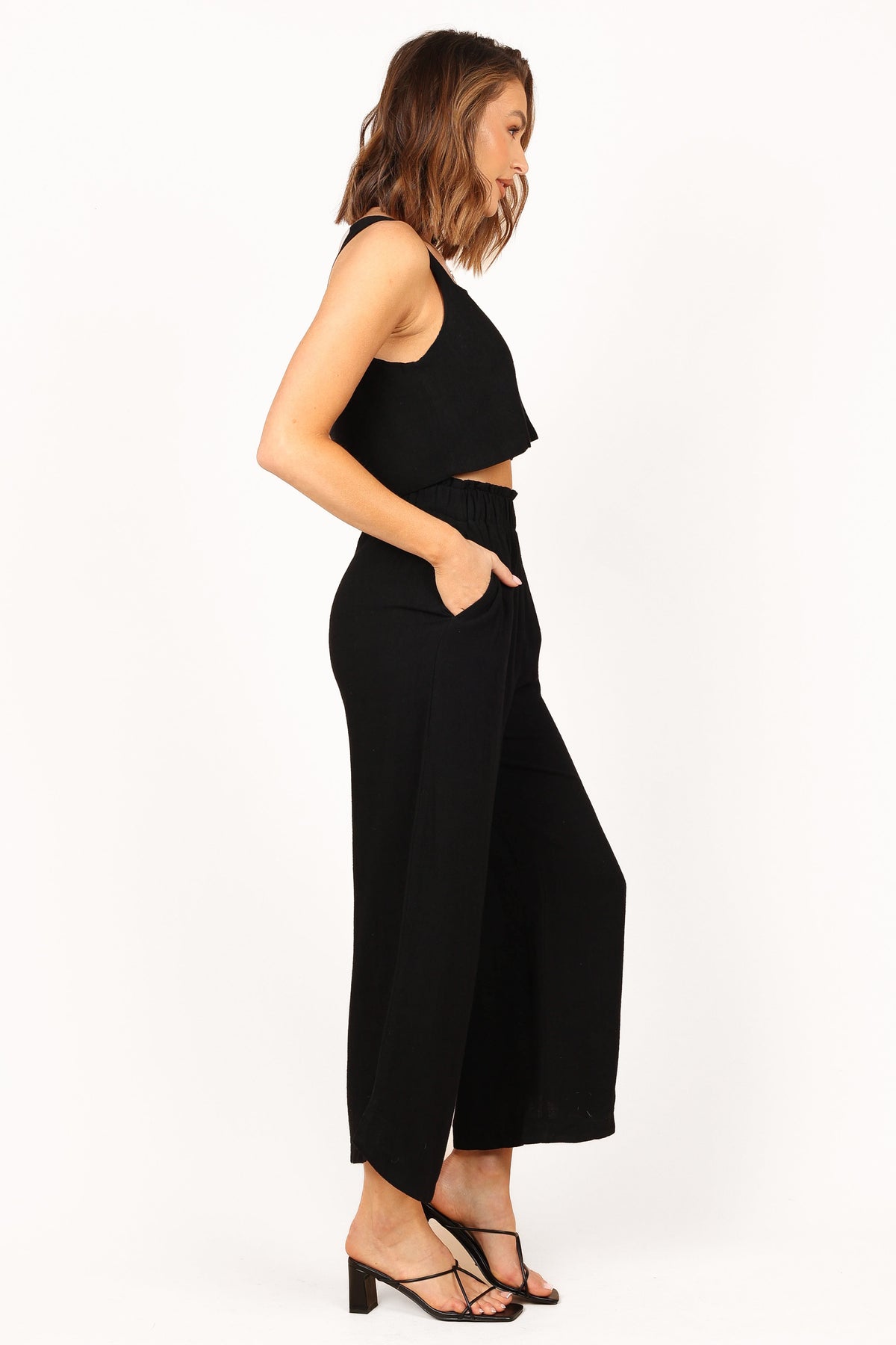 Eleanor High Waisted Pants in Black – view 3 of 7