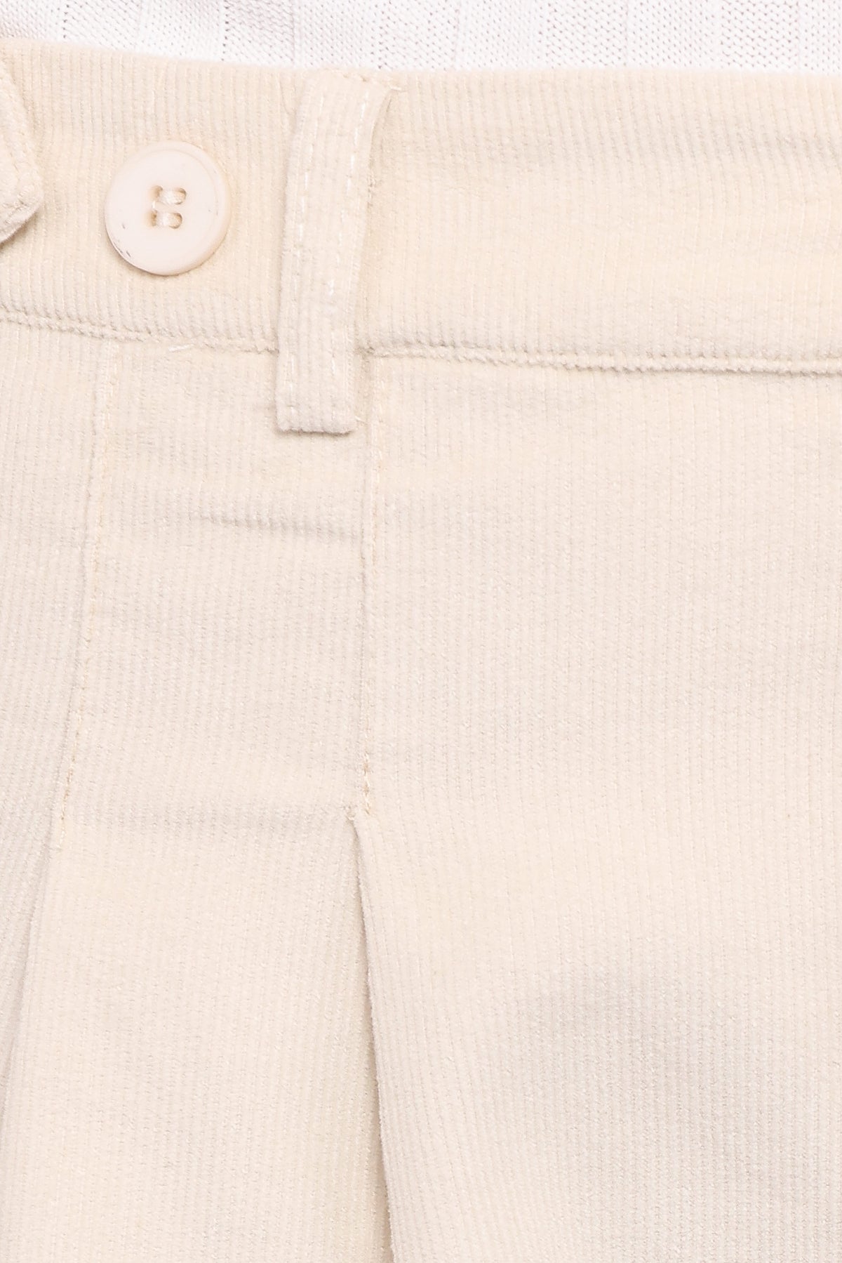 Faelan Wide Leg Cord Pants in Beige – view 5 of 5