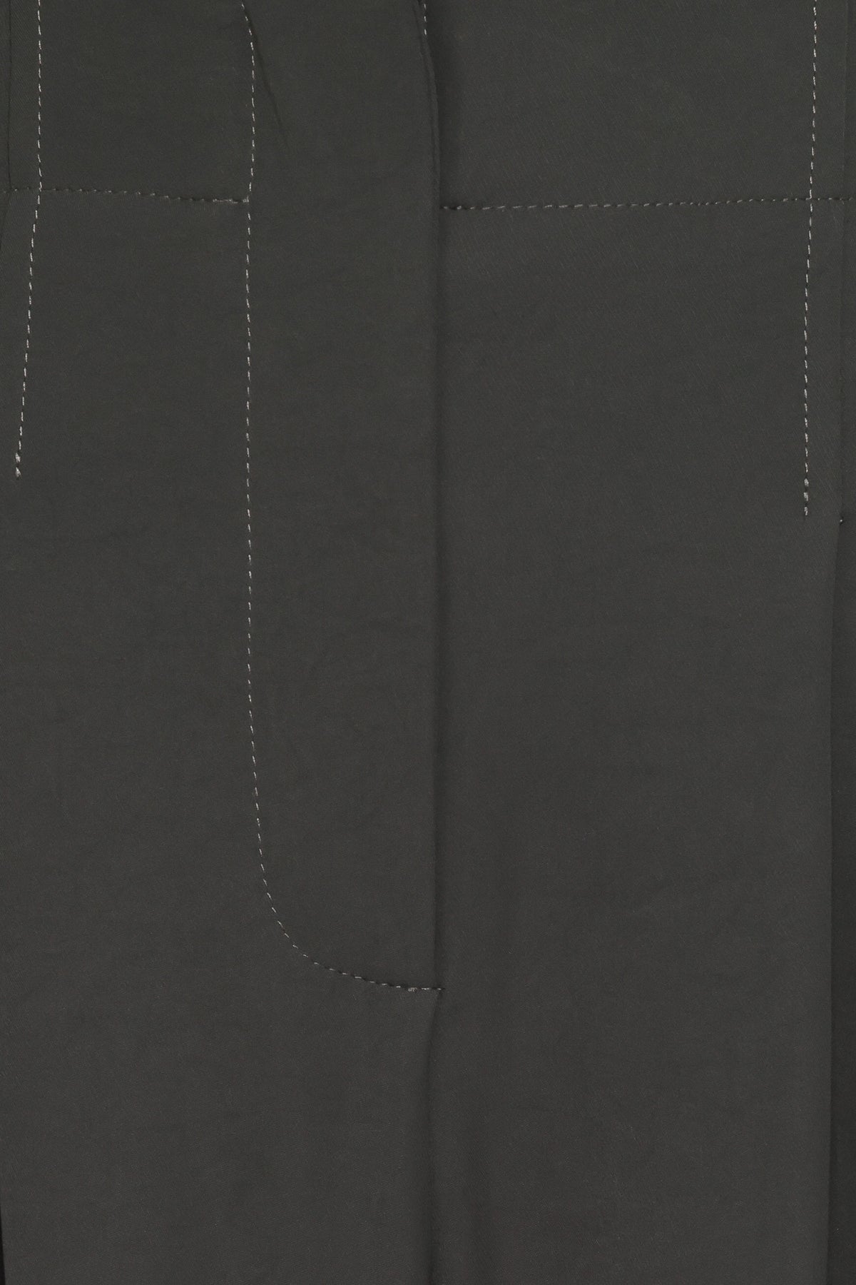 Hayden Pleated Wide Leg Pant in Dark Olive – view 5 of 5