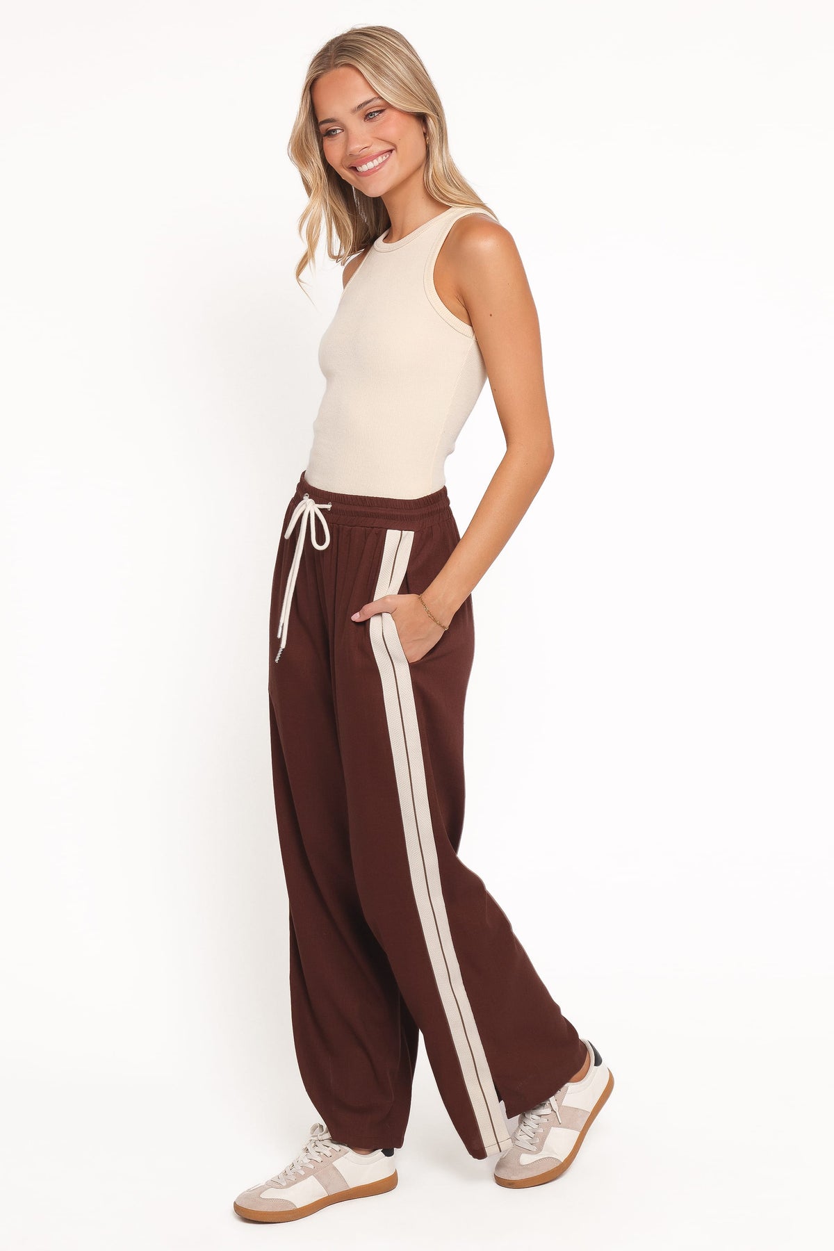 Hvar Track Pant in Brown – view 3 of 6