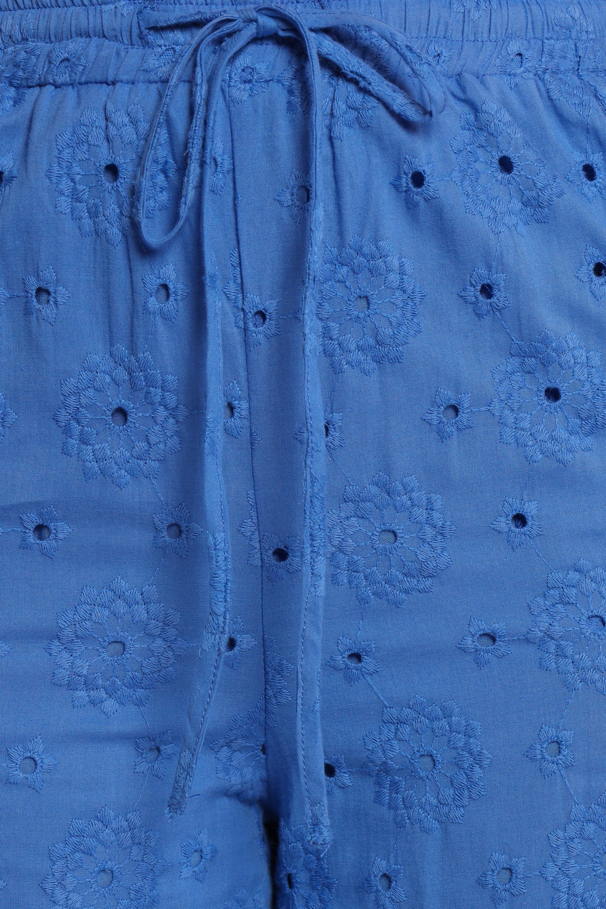 Katya Embroidered Pants in Cobalt – view 7 of 8