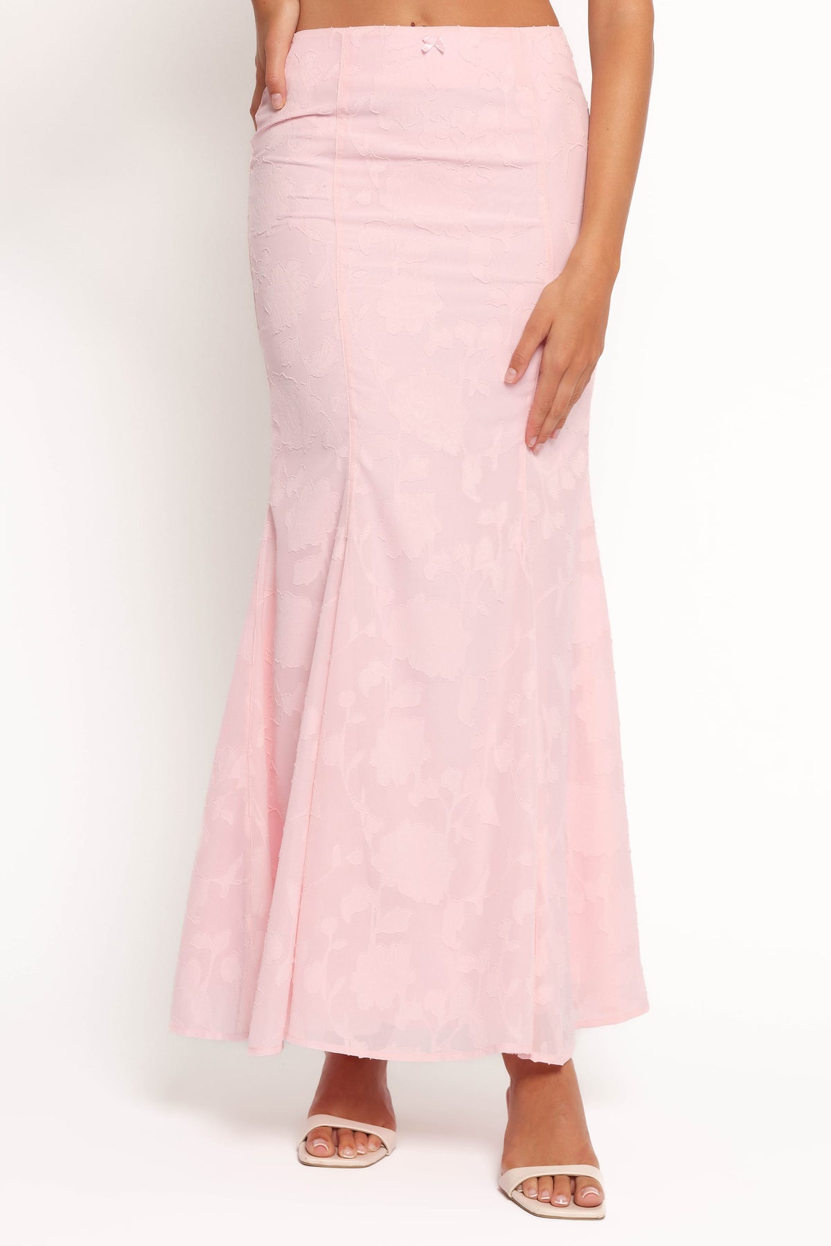 Larina Maxi Skirt in Pink – view 2 of 7
