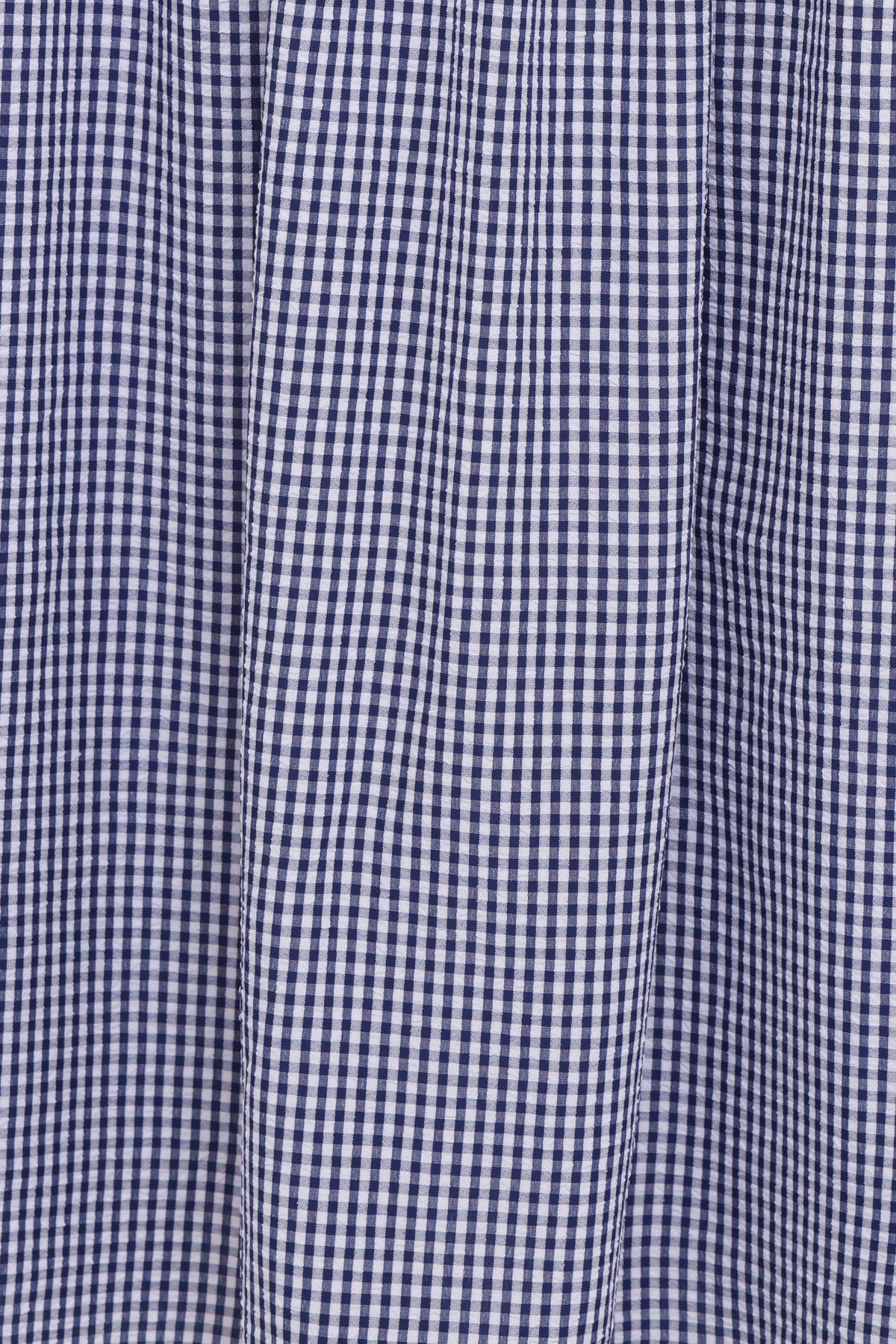 Laurita Maxi Skirt in Navy Gingham – view 7 of 8