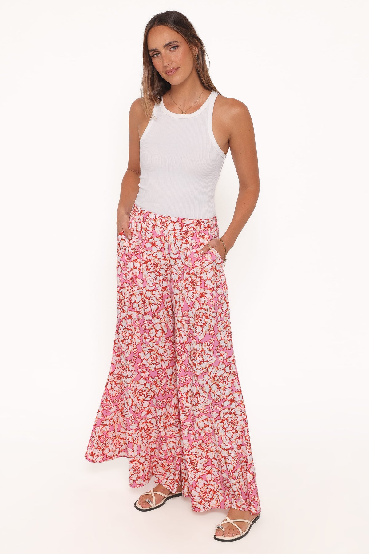Lessie Pants in Pink Floral – view 1 of 6