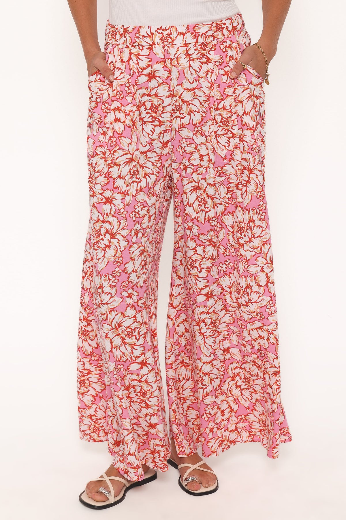 Lessie Pants in Pink Floral – view 2 of 6