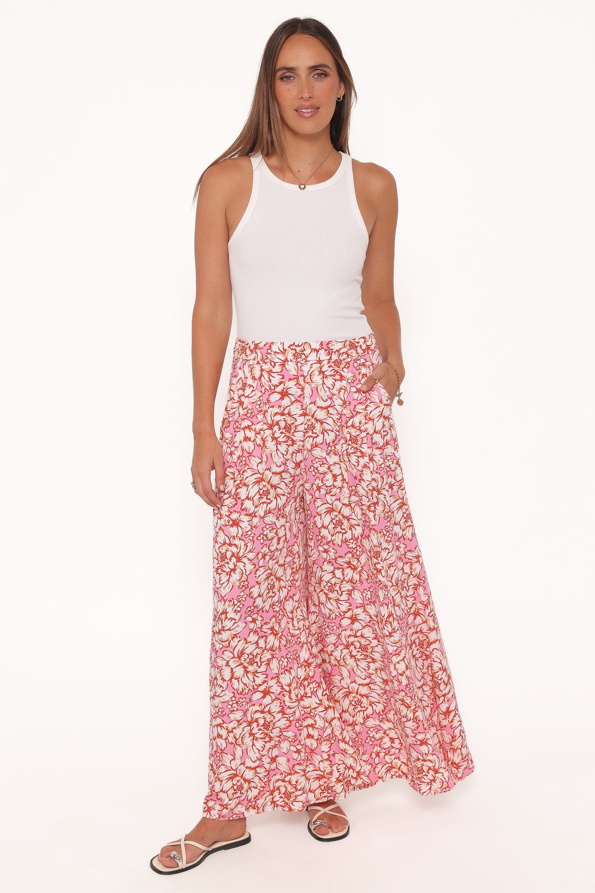 Lessie Pants in Pink Floral – view 5 of 6