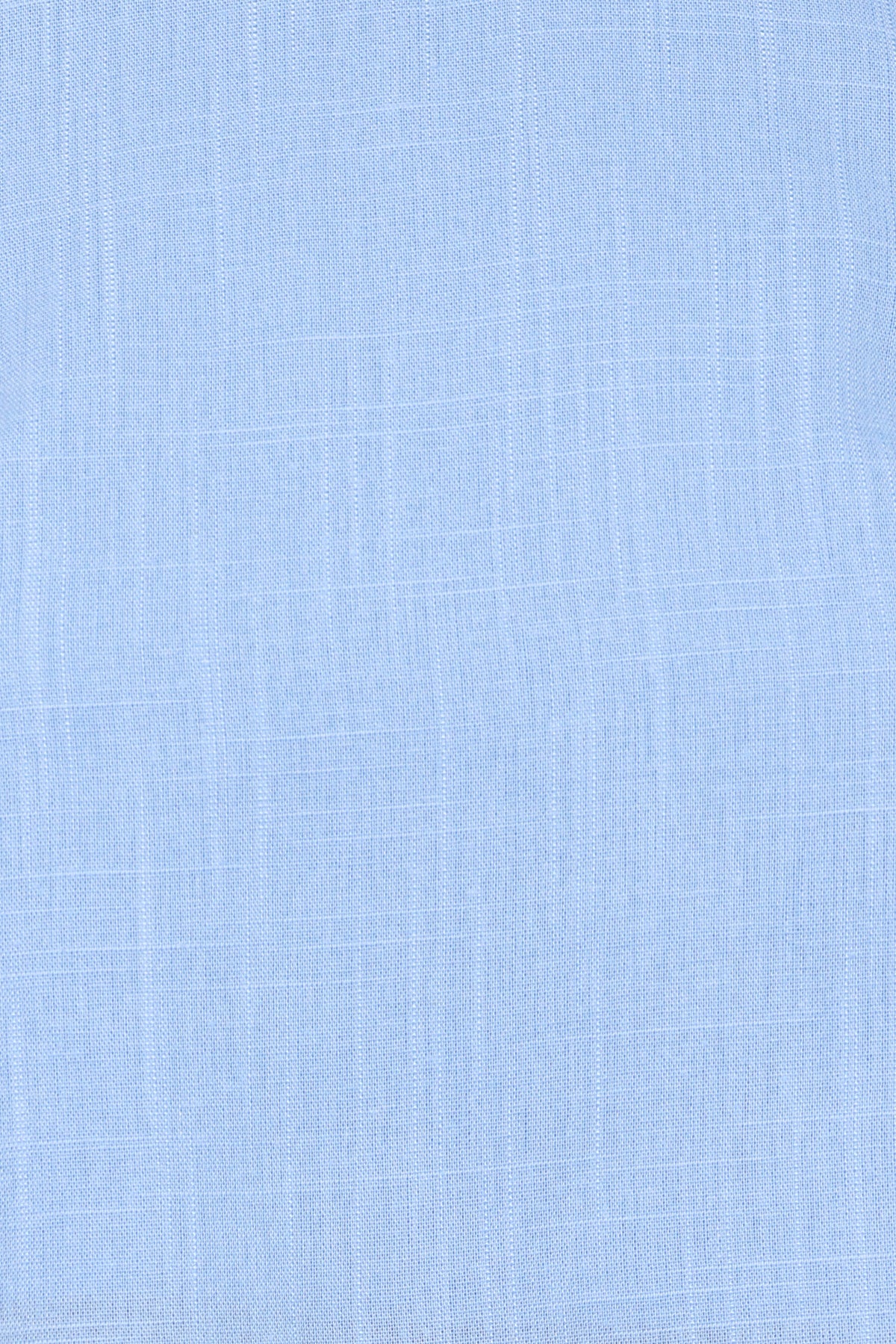 Madison Linen Column Skirt in Blue – view 6 of 7