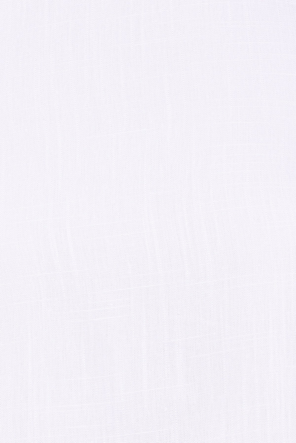 Madison Linen Column Skirt in White – view 7 of 7