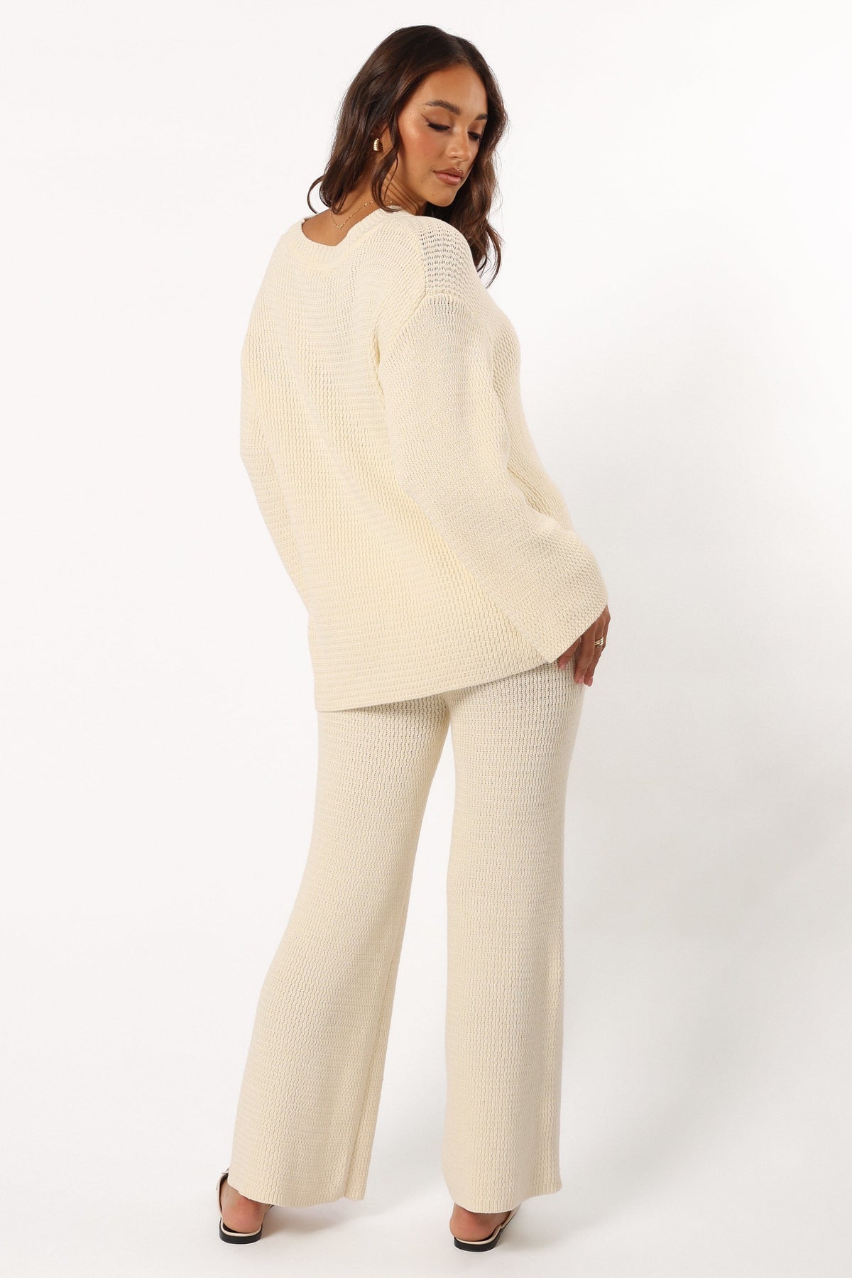 McKinley Knit Pant in Cream – view 7 of 9