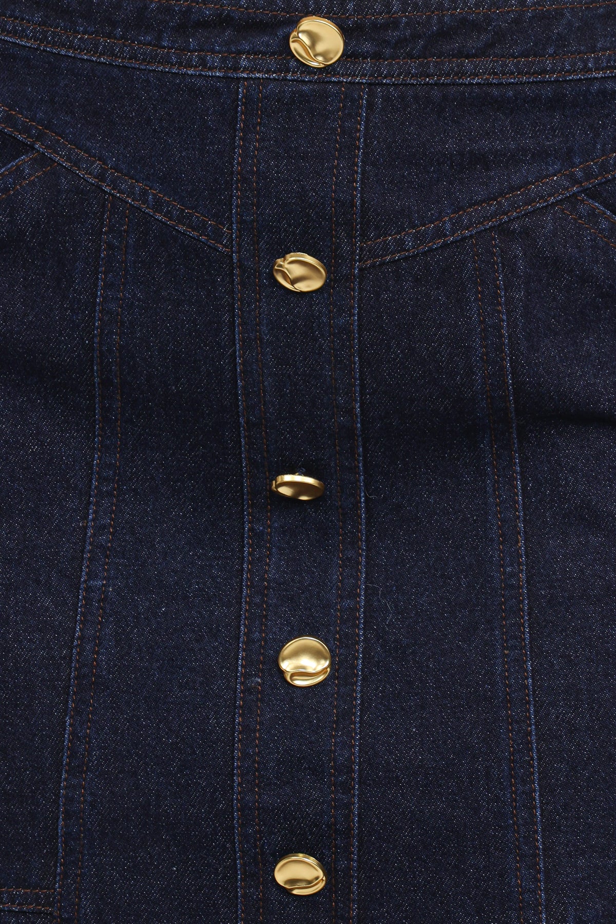 Narla Mini Skirt in Dark Denim – view 7 of 7