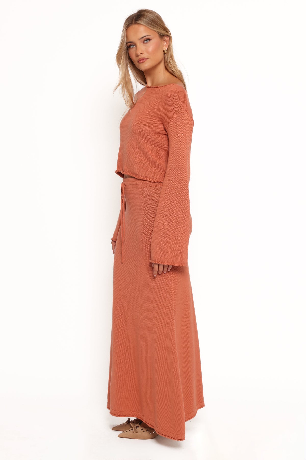 Rooney Knit Skirt in Cinnamon – view 5 of 8