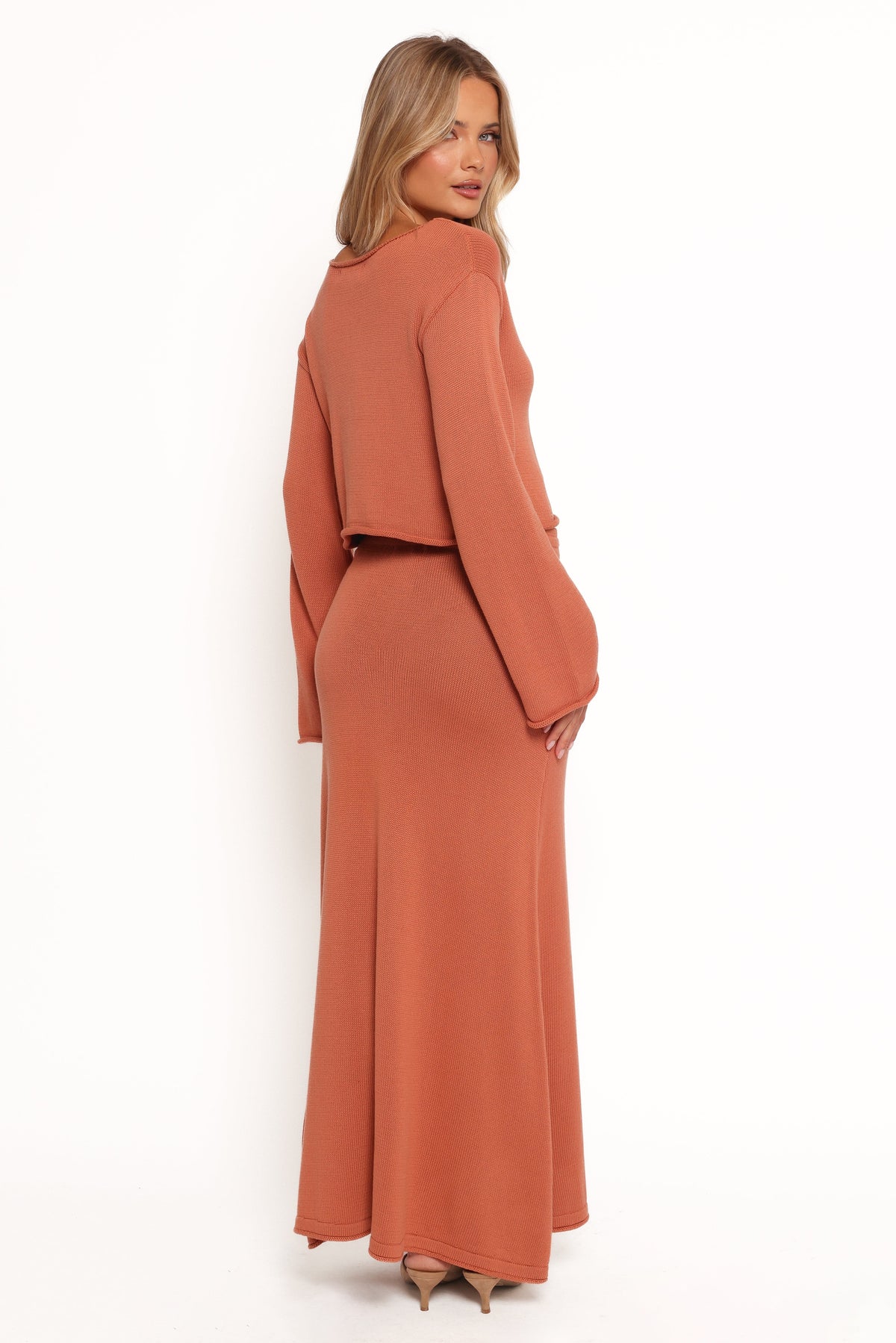 Rooney Knit Skirt in Cinnamon – view 6 of 8