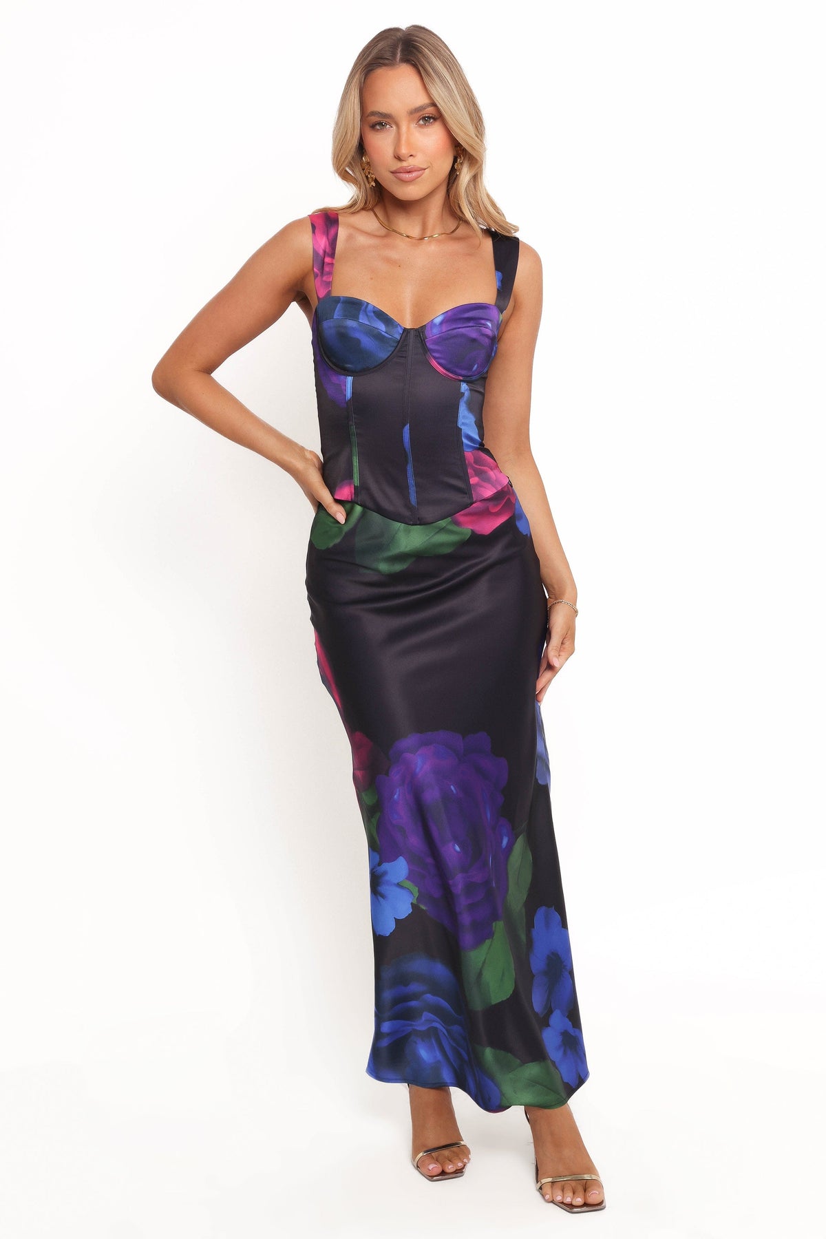 Rosalia Maxi Skirt in Pink Multi – view 1 of 6