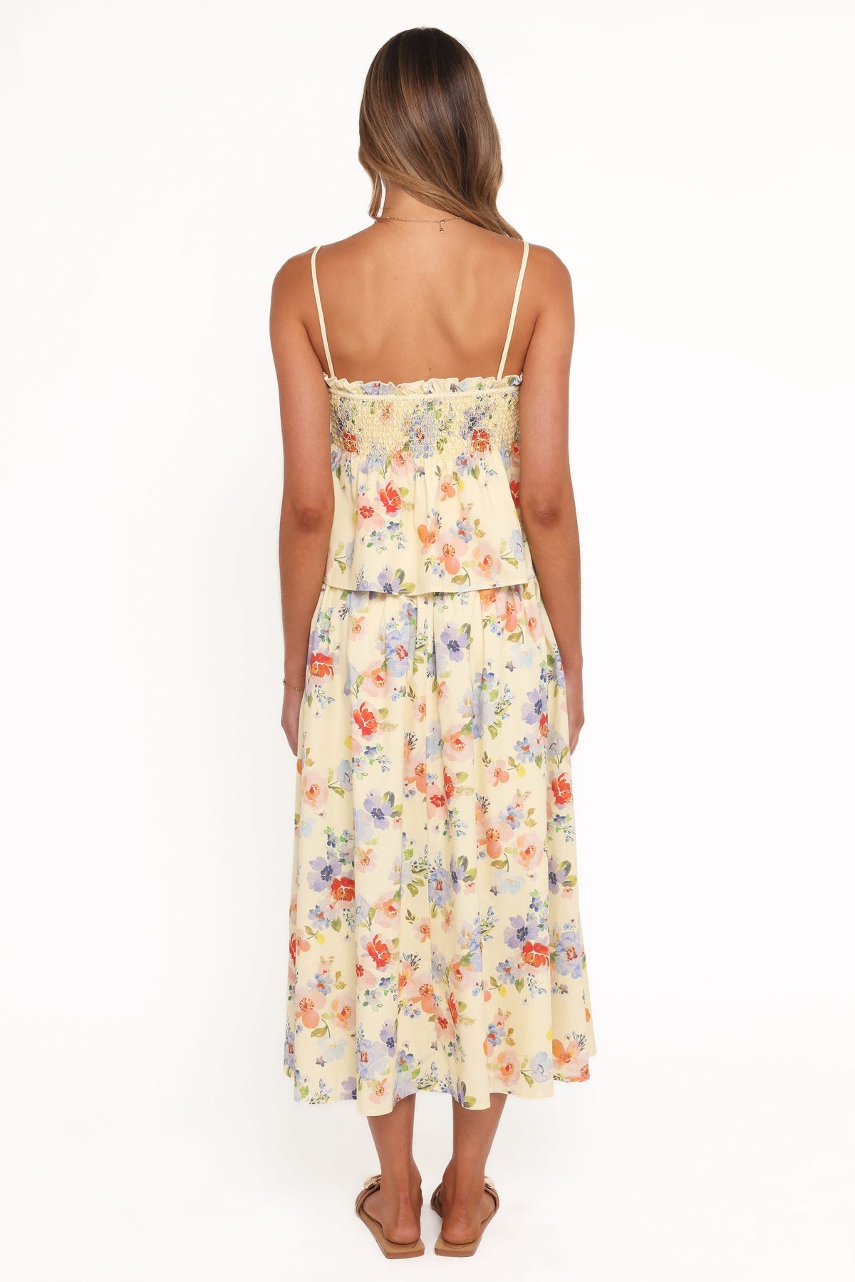 Saskia Maxi Skirt in Lemon Floral – view 5 of 8