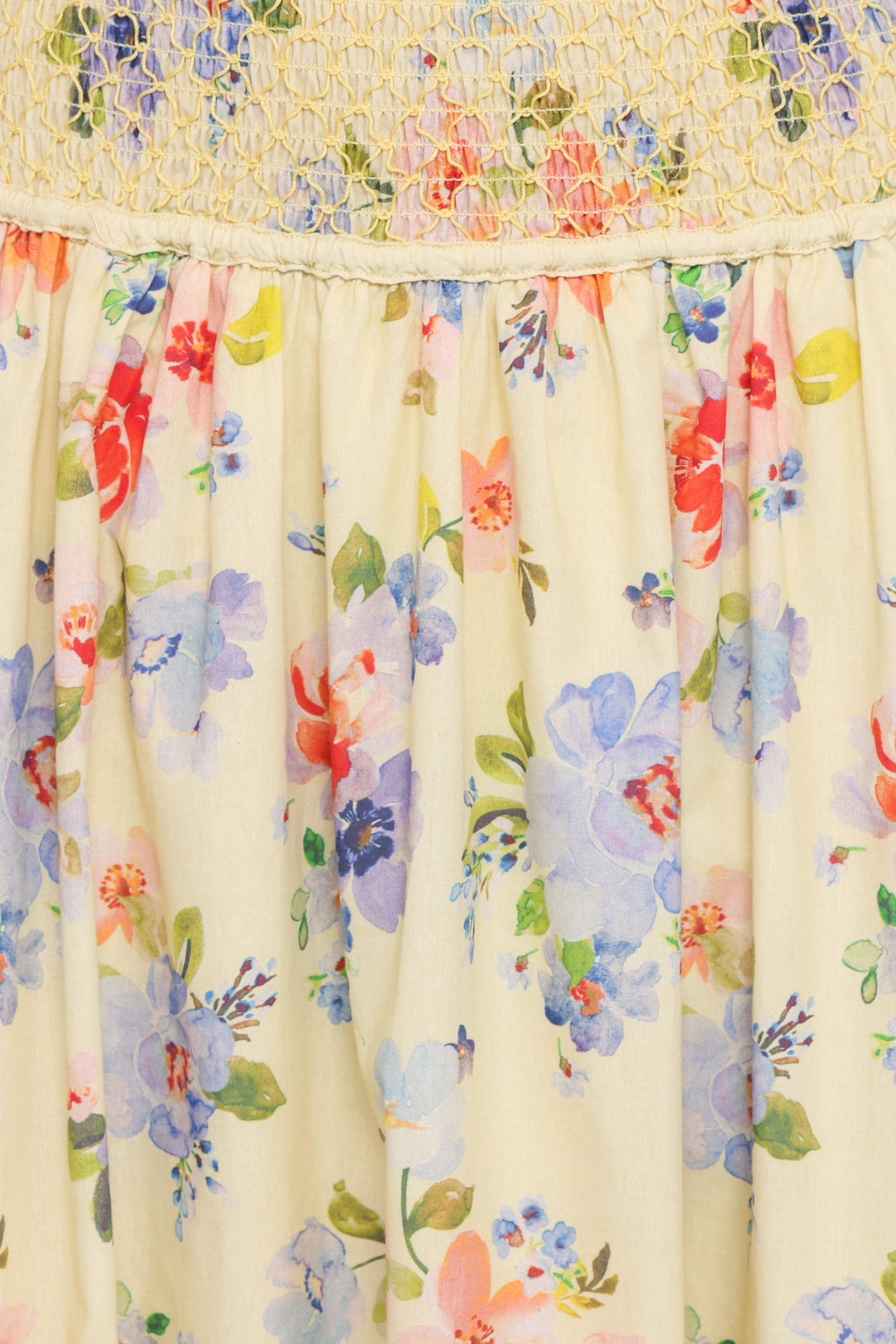 Saskia Maxi Skirt in Lemon Floral – view 7 of 8