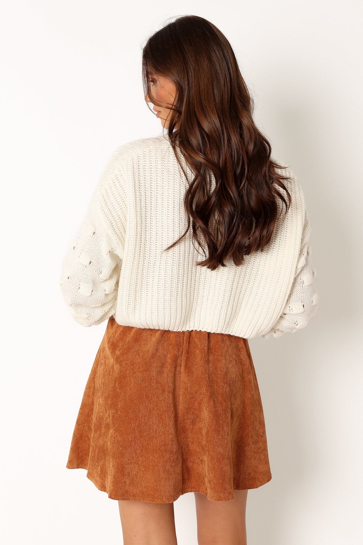 Tammy Cord Skirt in Gucci – view 8 of 14