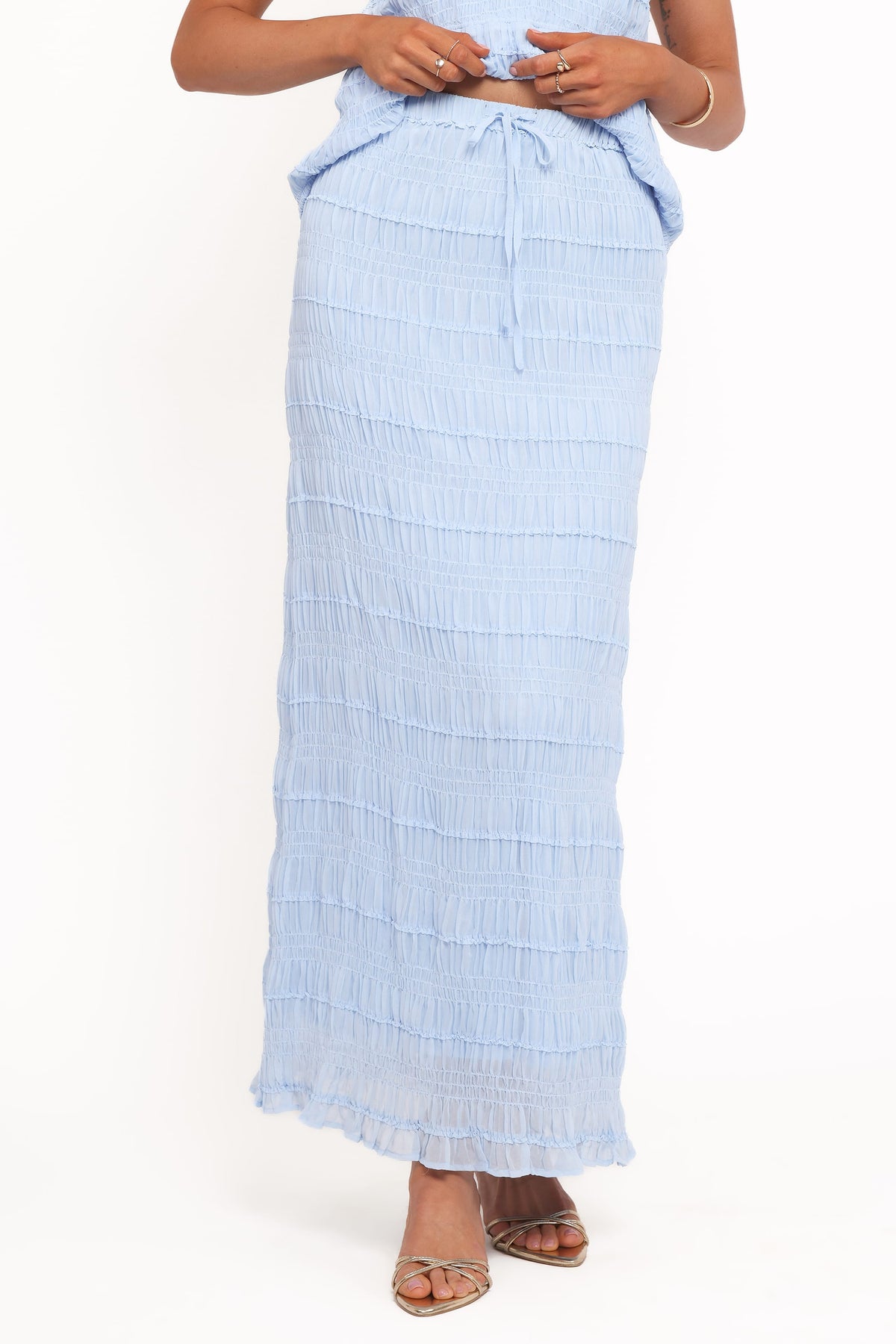 Valana Skirt in Powder Blue – view 3 of 8