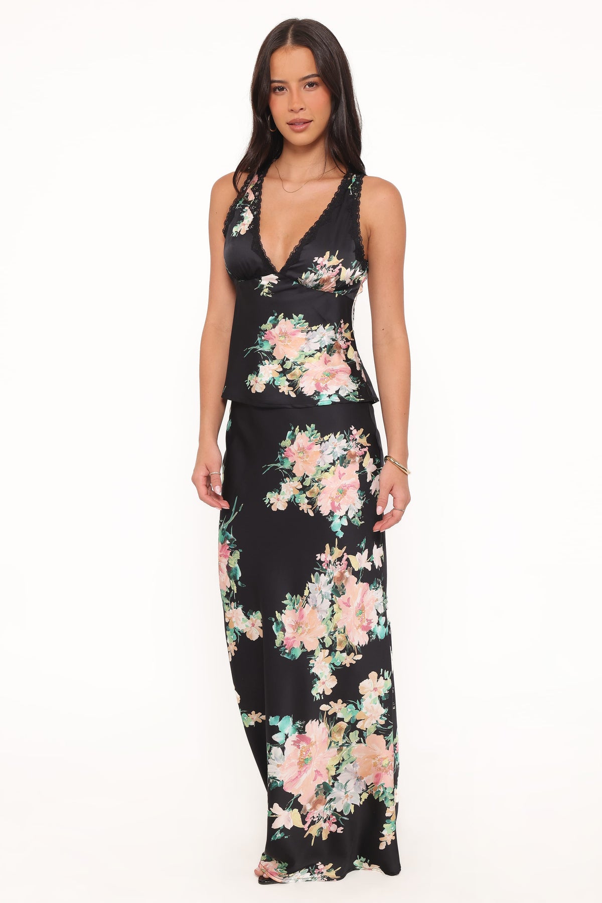 Velman Skirt in Black Floral – view 4 of 8
