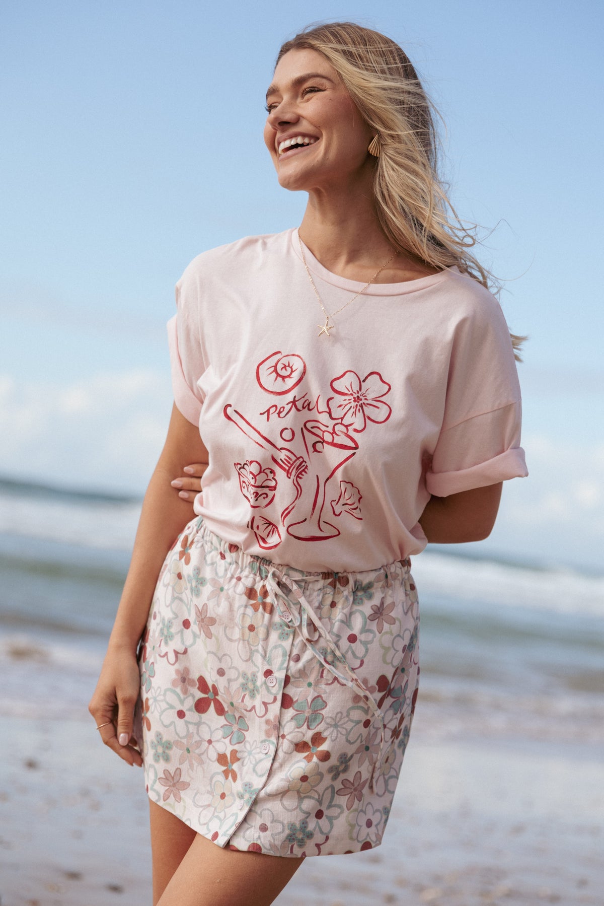 Zinnia Mini Skirt in Mirabelle Print – view 1 of 8
