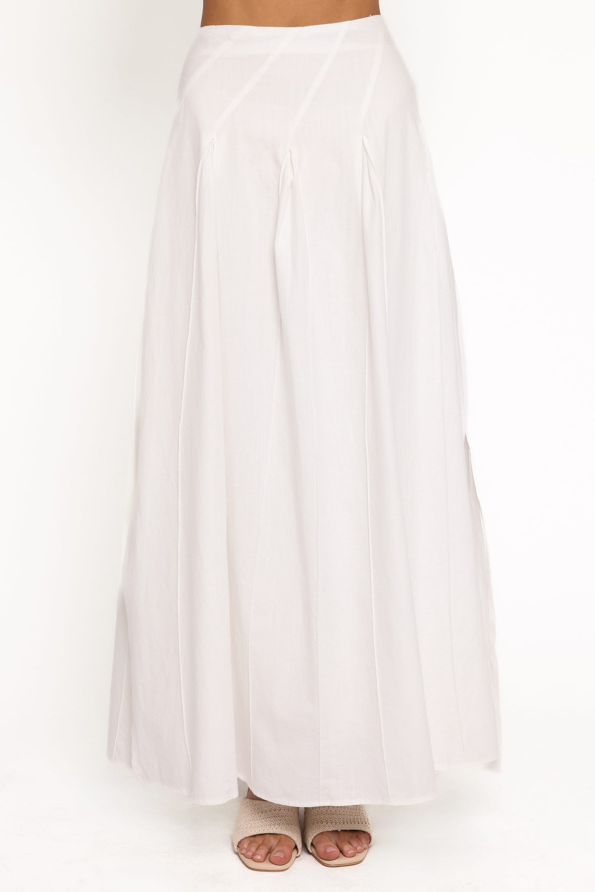 Zoey Maxi Skirt in White – view 7 of 8