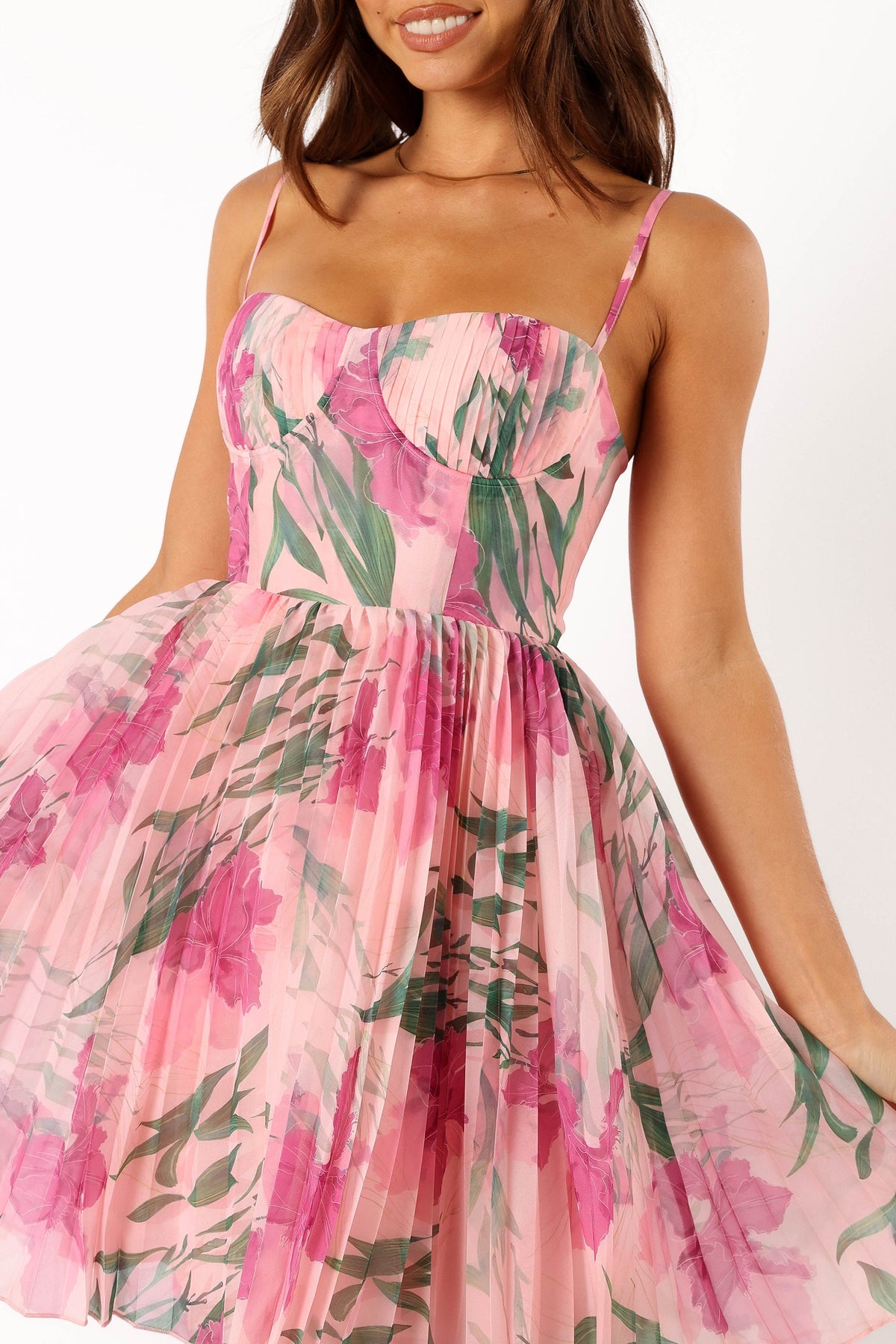 Achanti Mini Dress in Pink Floral – view 2 of 7