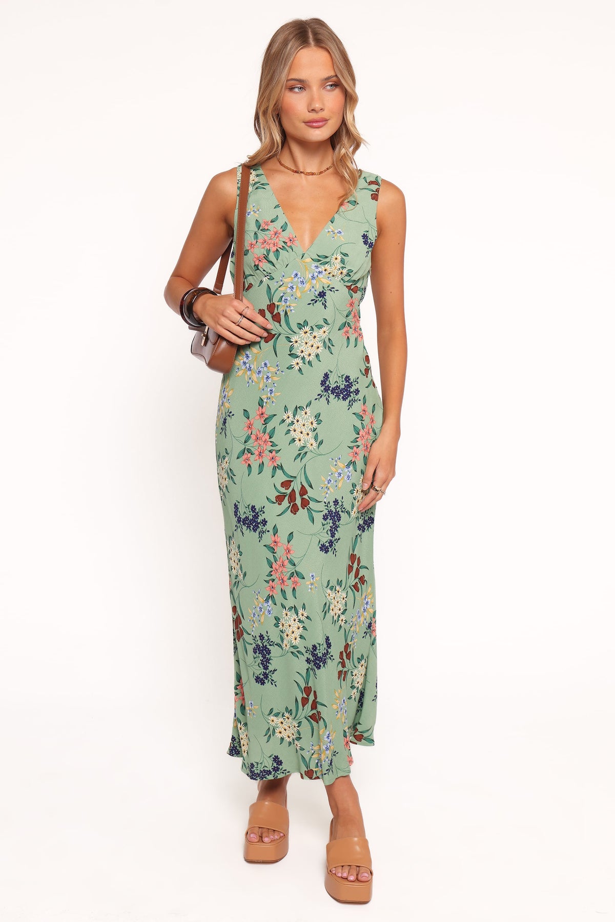 Acilia Midi Dress in Sage Floral – view 5 of 6