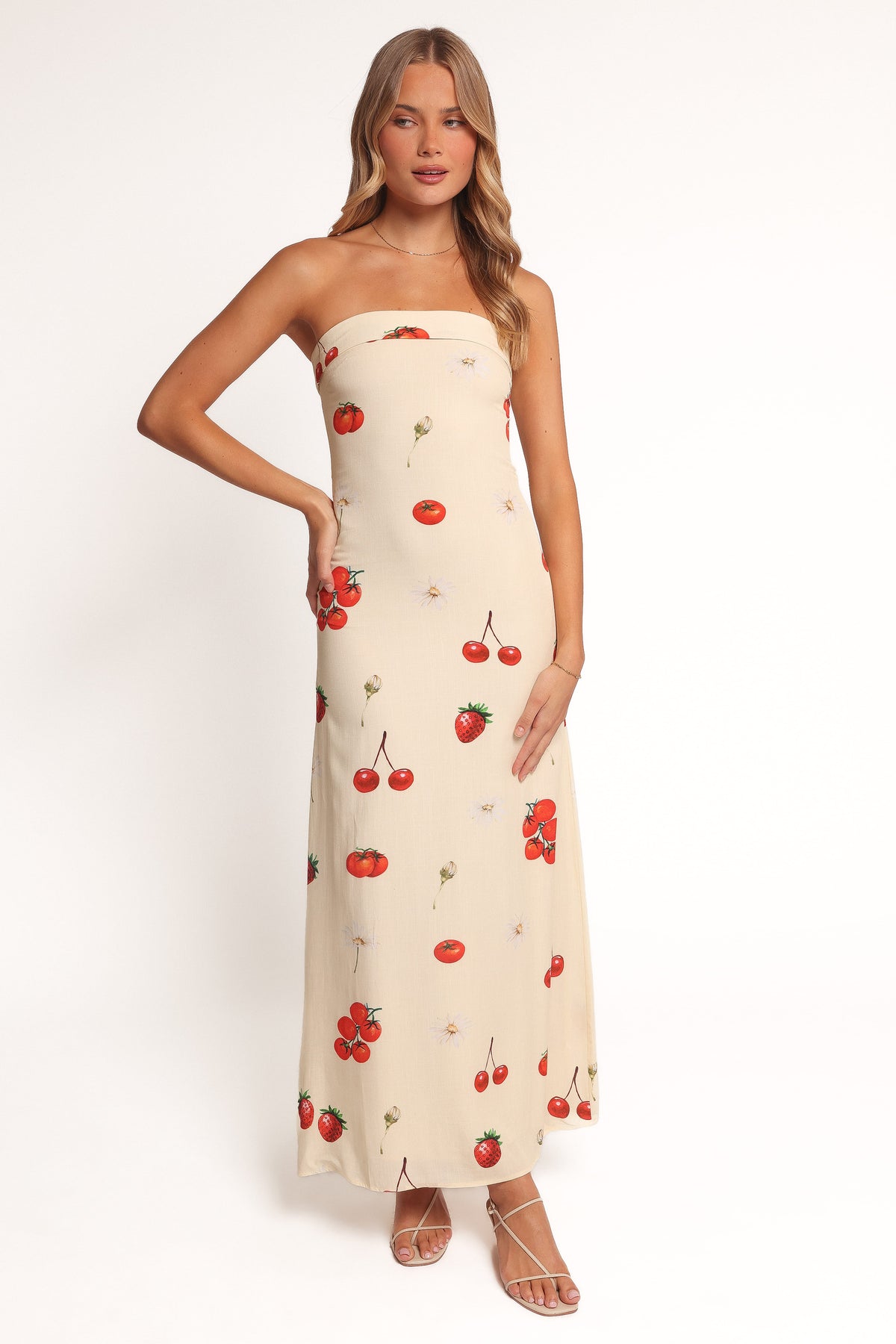 Adela Maxi Dress in Tomato Print – view 1 of 5
