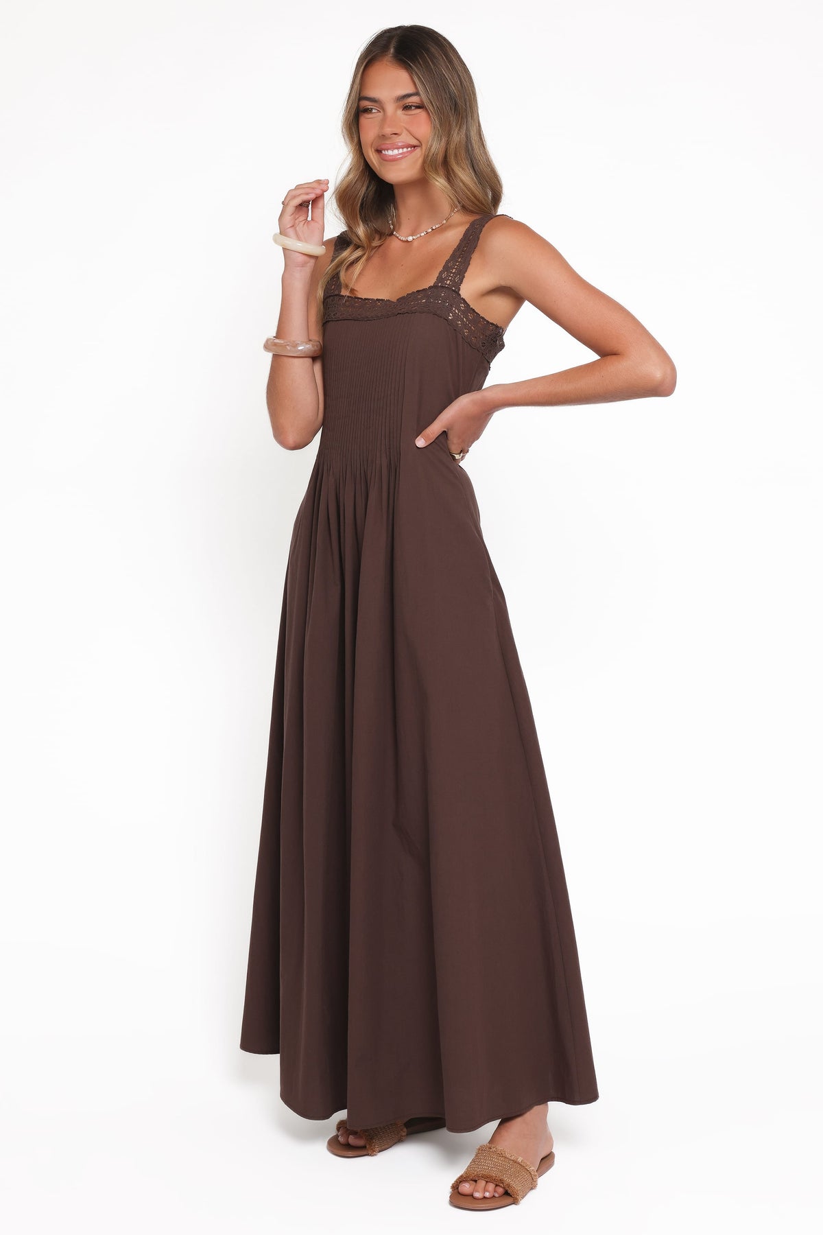 Alandra Maxi Dress in Brown – view 4 of 8