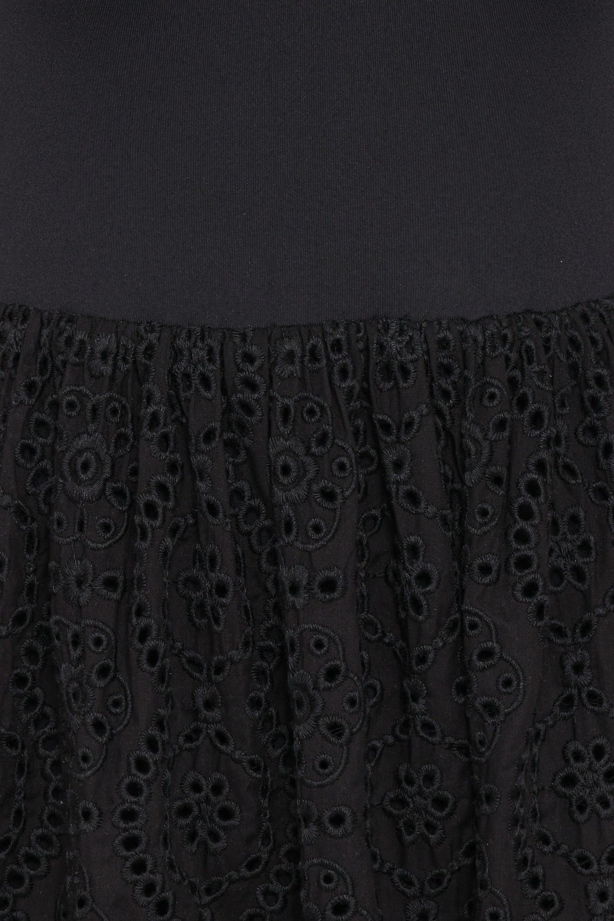 Alva Midi Dress in Black Broderie – view 7 of 8