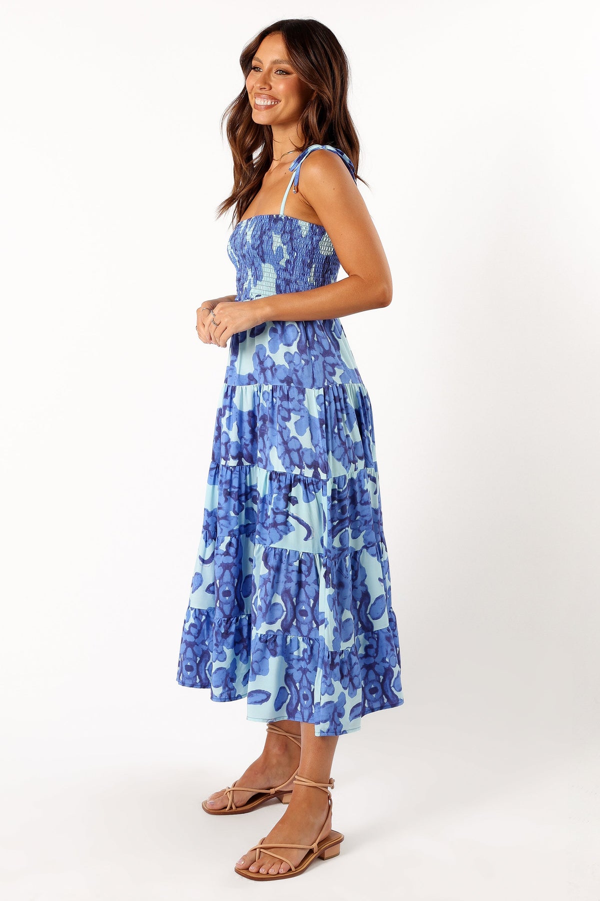 Amarie Midi Dress in Blue – view 3 of 8