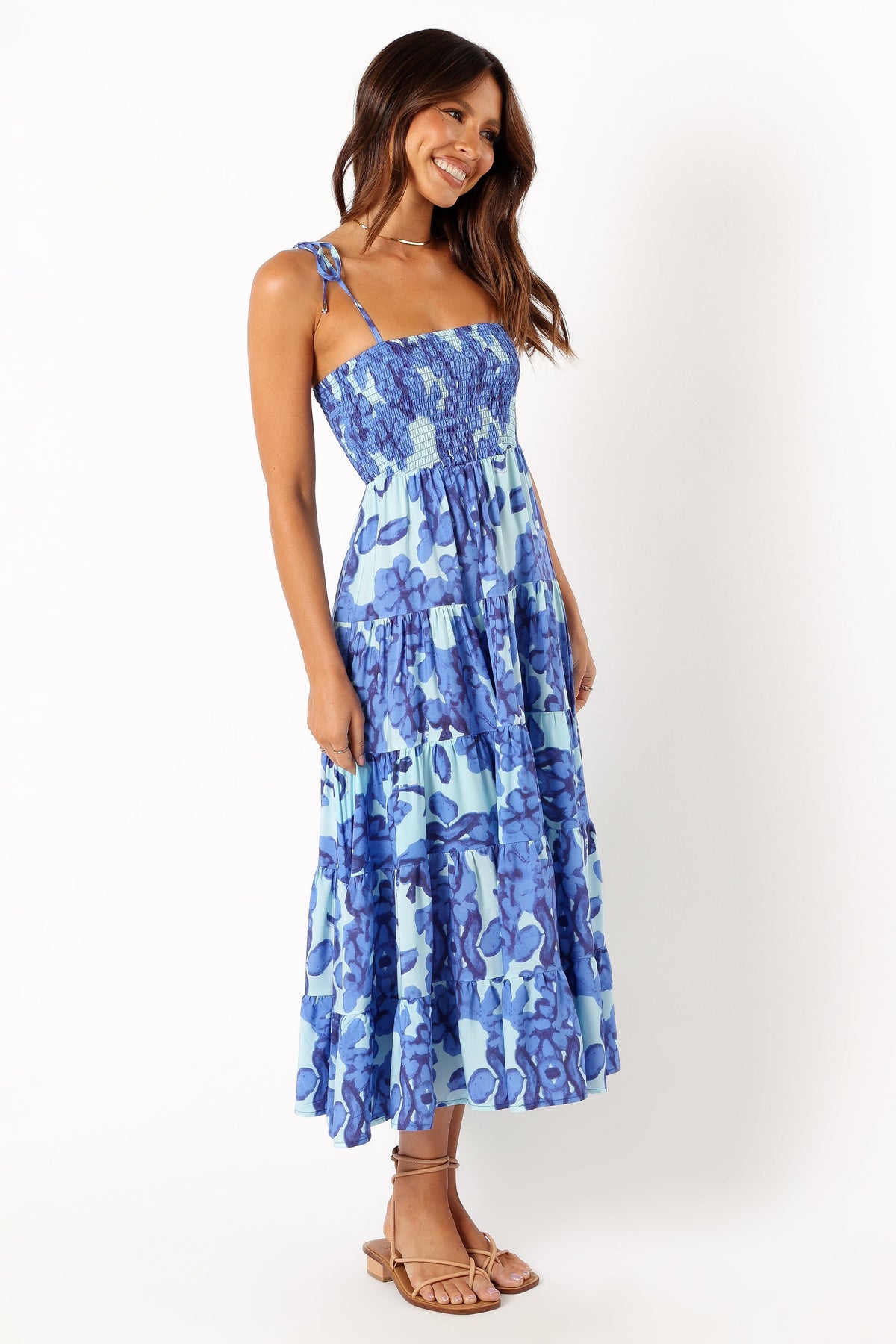 Amarie Midi Dress in Blue – view 6 of 8