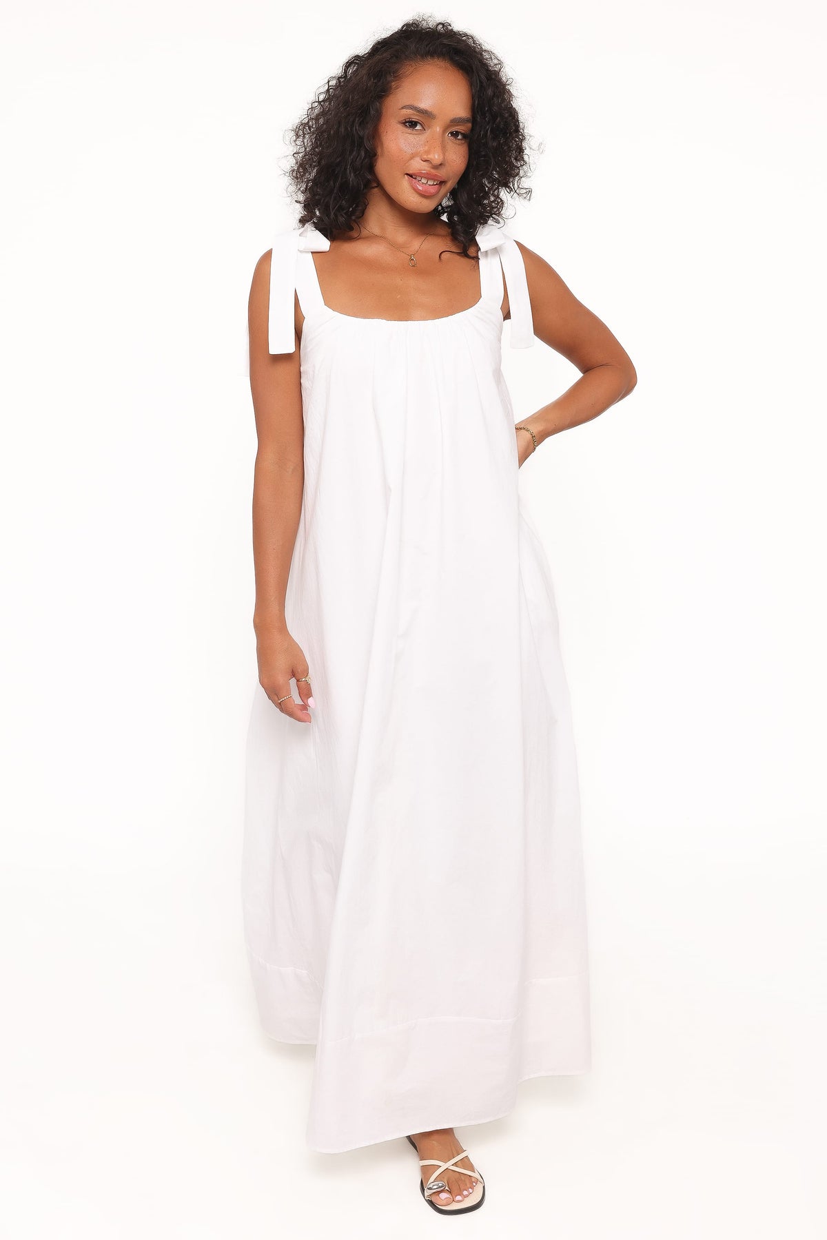 Amber Maxi Dress in White – view 5 of 6