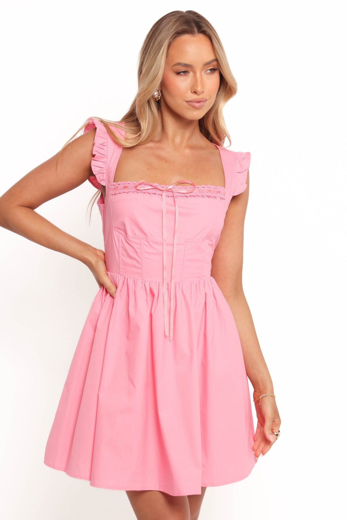 Anastasia Mini Dress in Pink – view 1 of 8