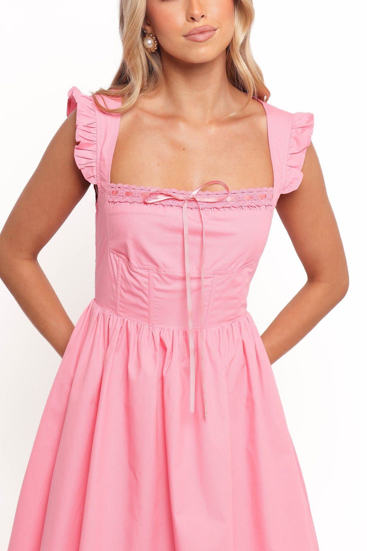 Anastasia Mini Dress in Pink – view 7 of 8