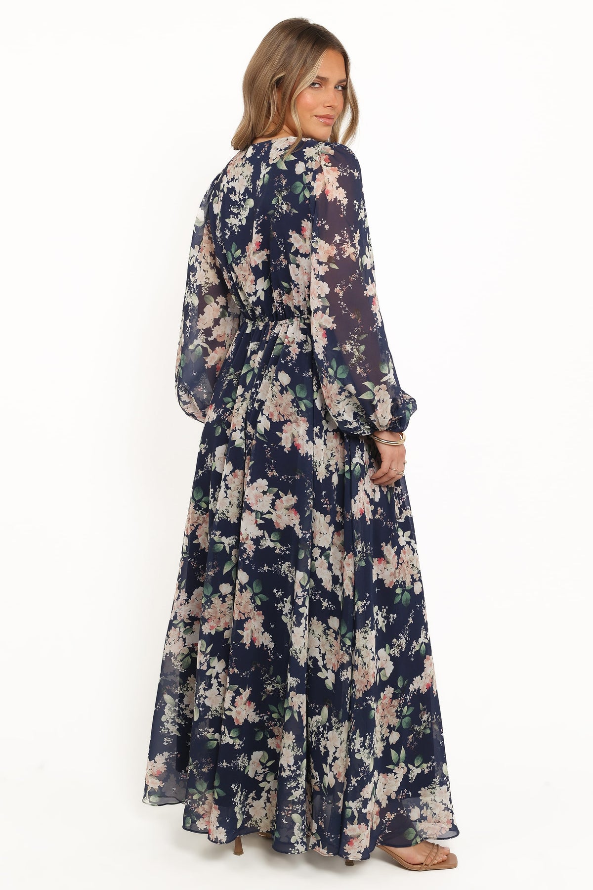 Anisa Maxi Dress in Navy Floral – view 5 of 8