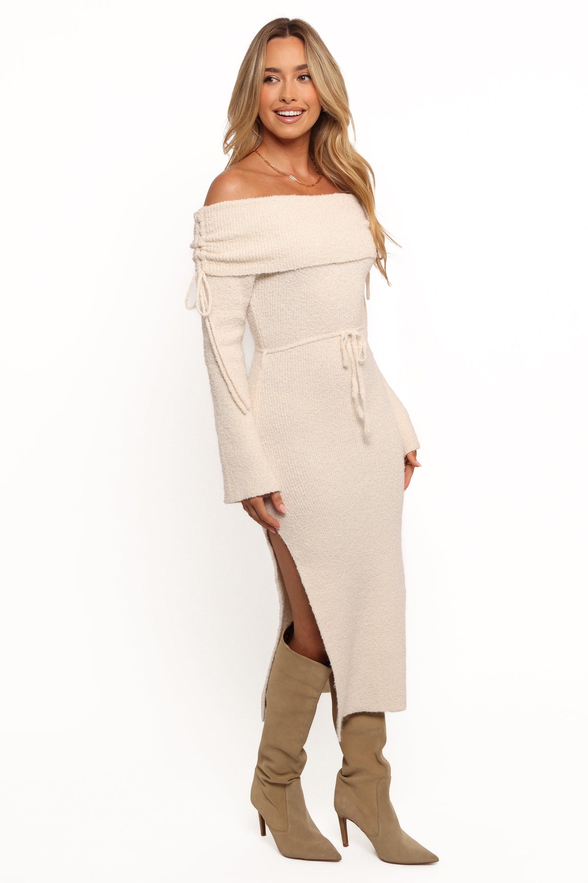 Annabelle Midi Dress in White – view 7 of 8
