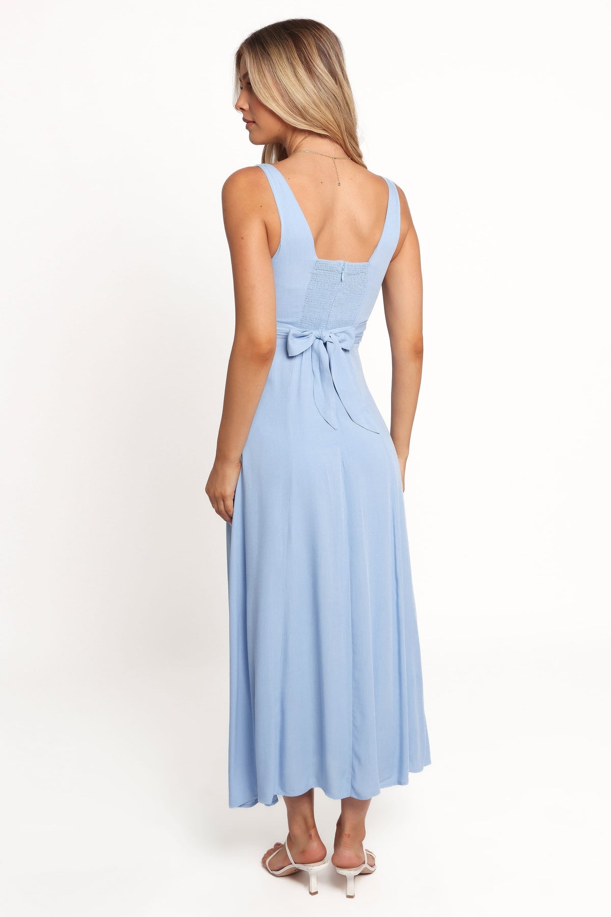 Archer Midi Dress in Cornflower Blue – view 7 of 9