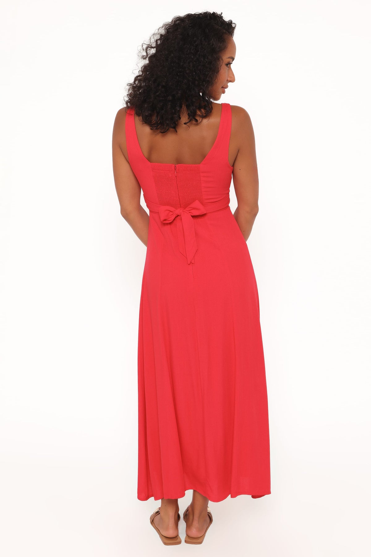 Archer Midi Dress in Red – view 4 of 6