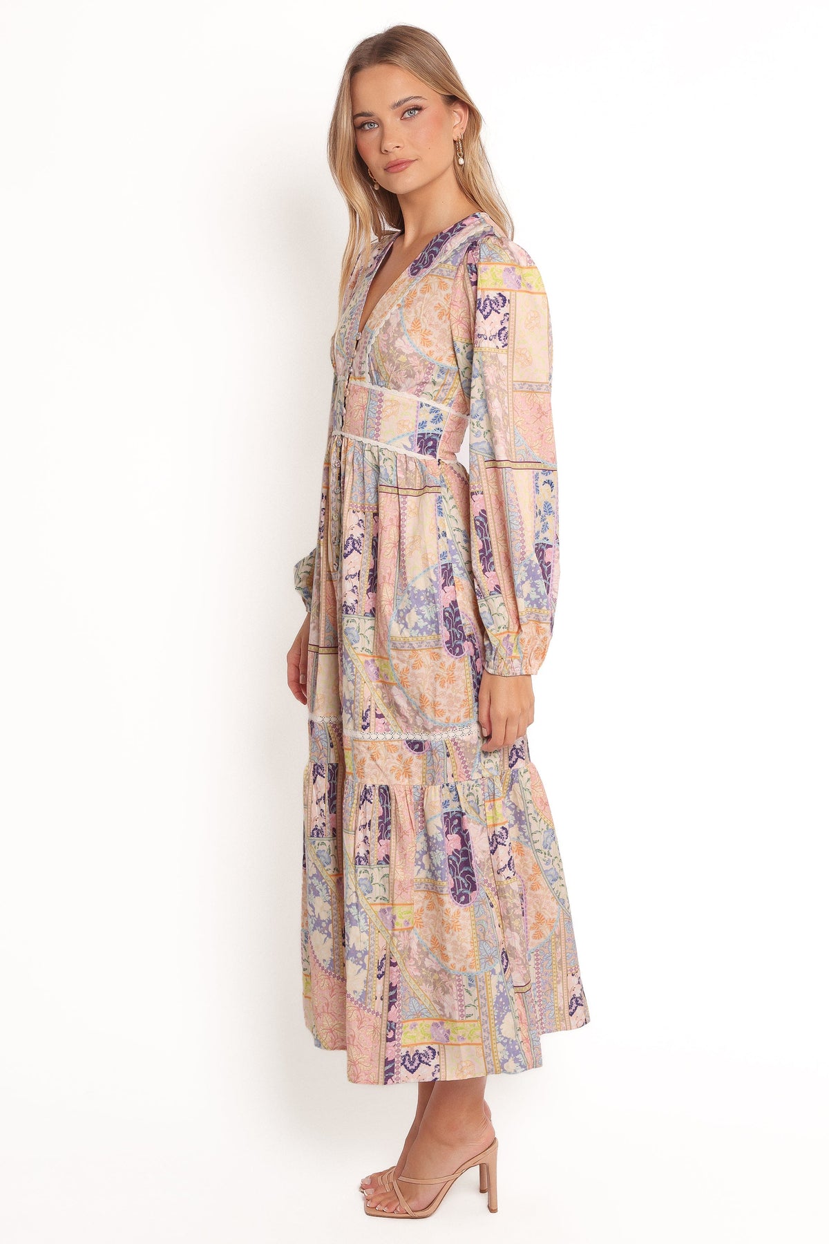 Ariella Maxi Dress in Patchwork – view 2 of 6