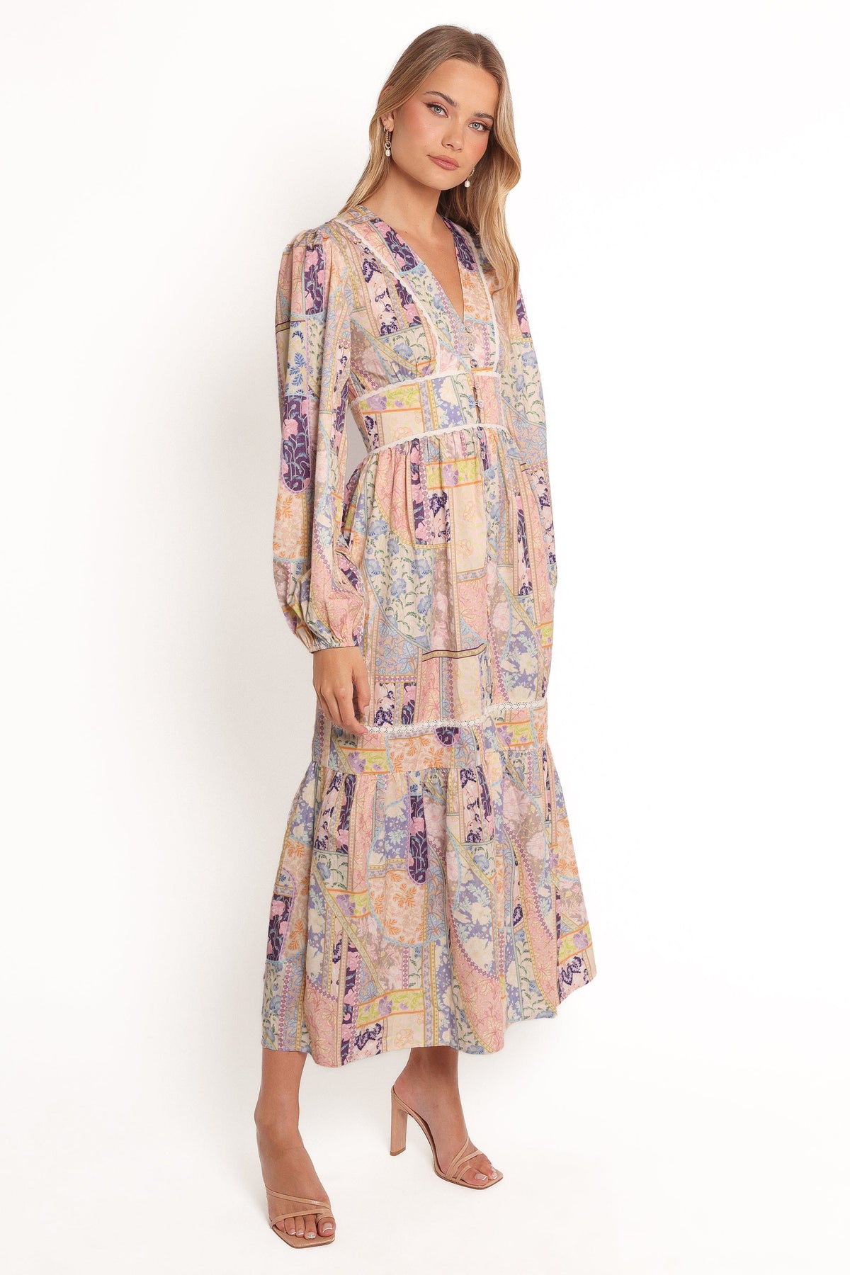 Ariella Maxi Dress in Patchwork – view 4 of 6