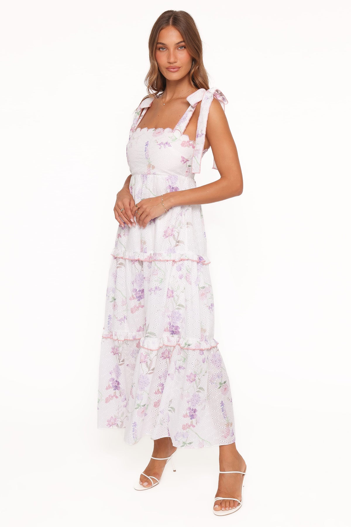 Aurelia Maxi Dress in Purple Floral – view 4 of 7