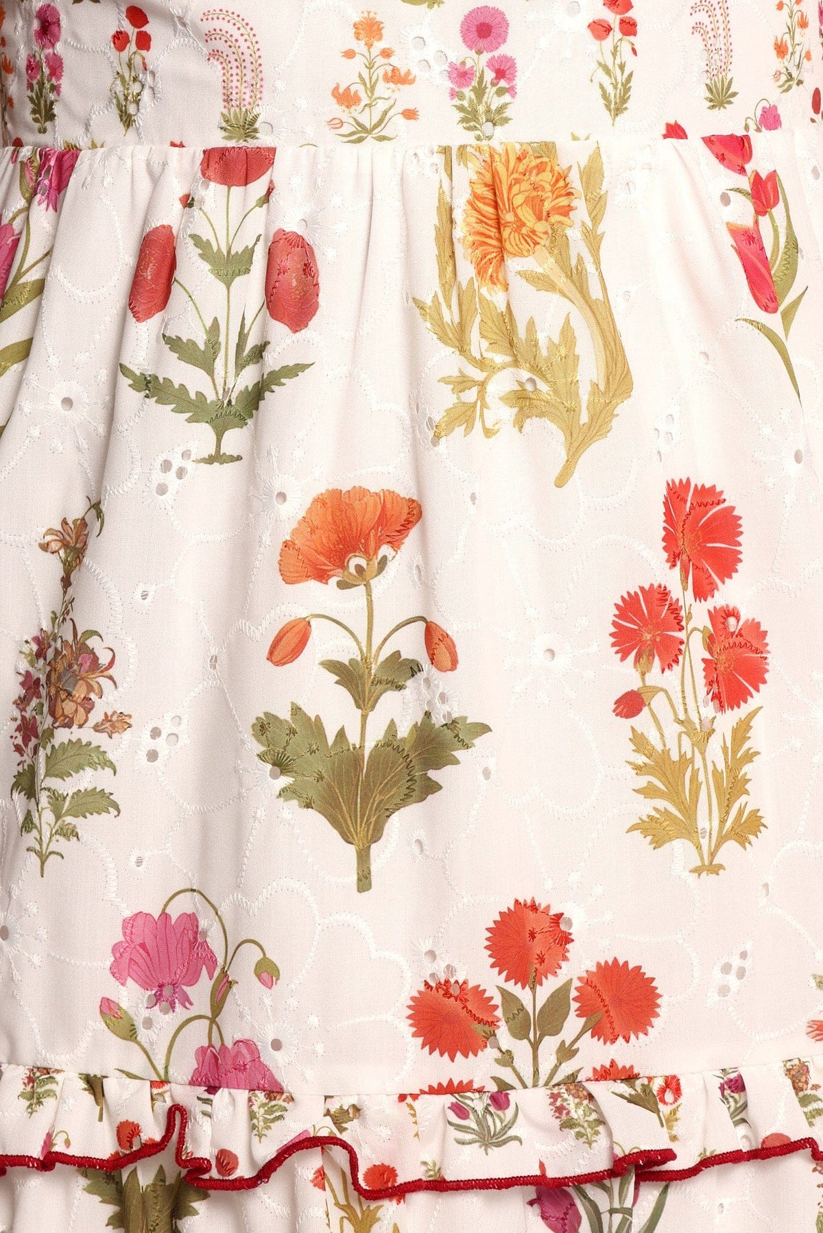 Aurelia Maxi Dress in White Floral – view 7 of 8