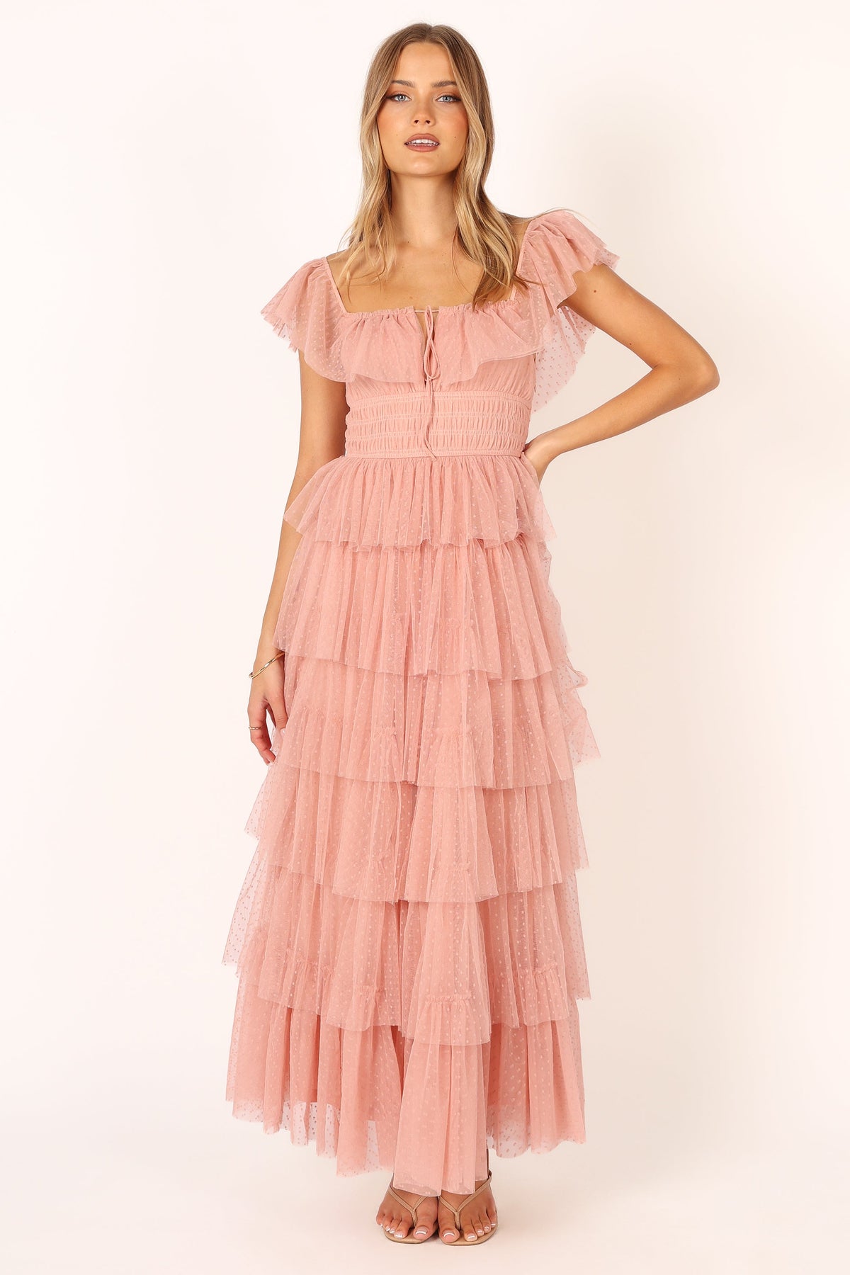Belle Maxi Dress in Blush – view 9 of 10