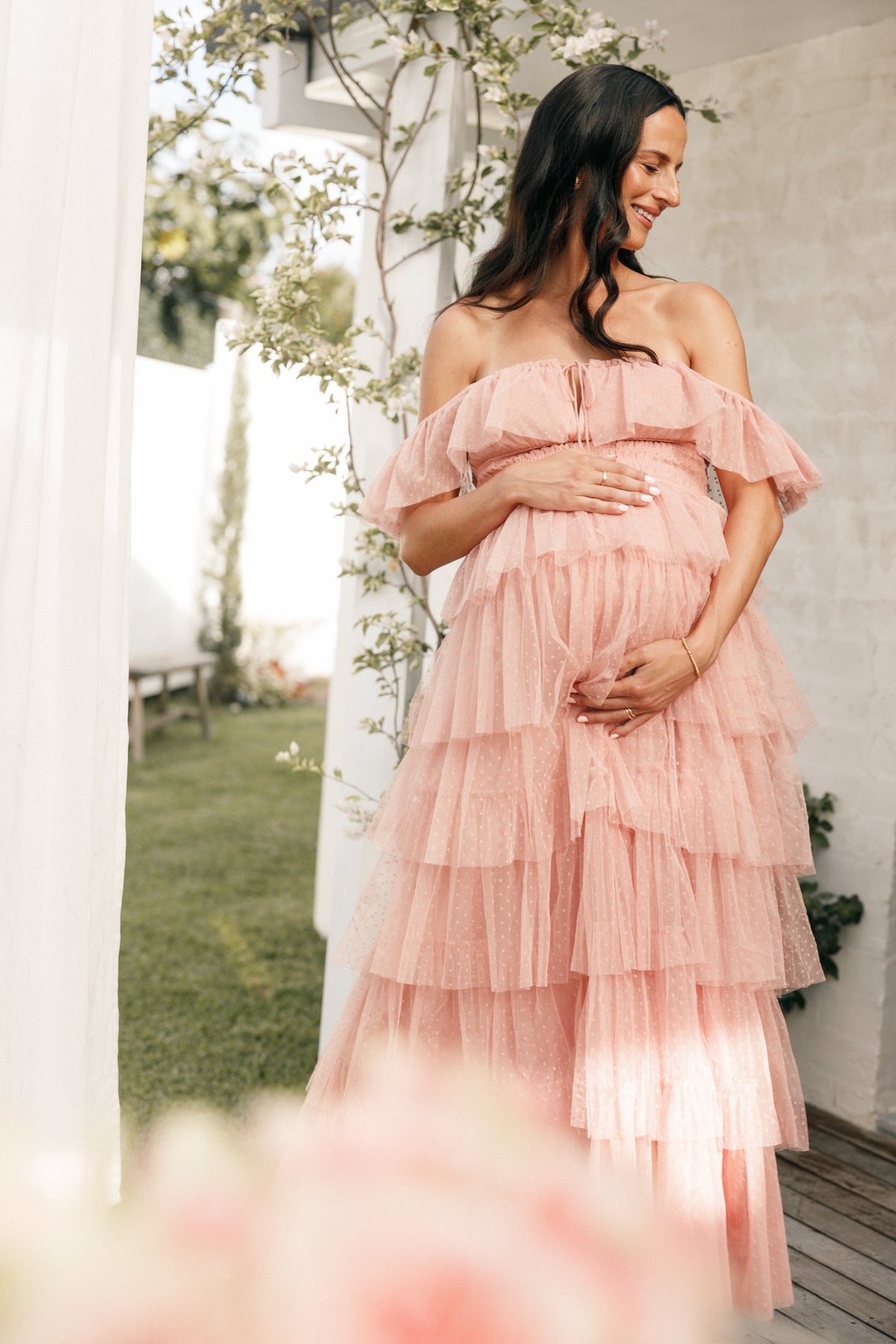 Belle Maxi Dress in Blush – view 3 of 10