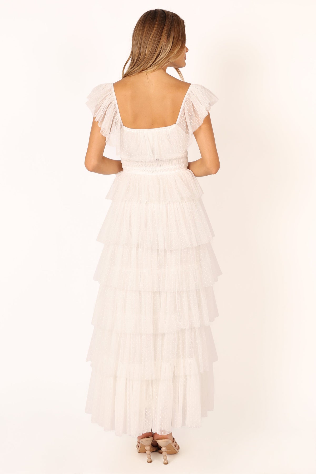 Belle Maxi Dress in Off White – view 8 of 11