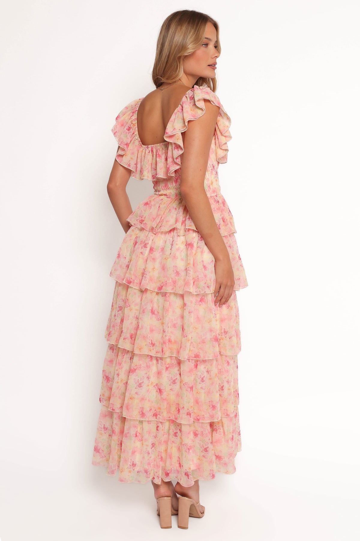 Belle Maxi Dress in Pink Floral – view 6 of 9
