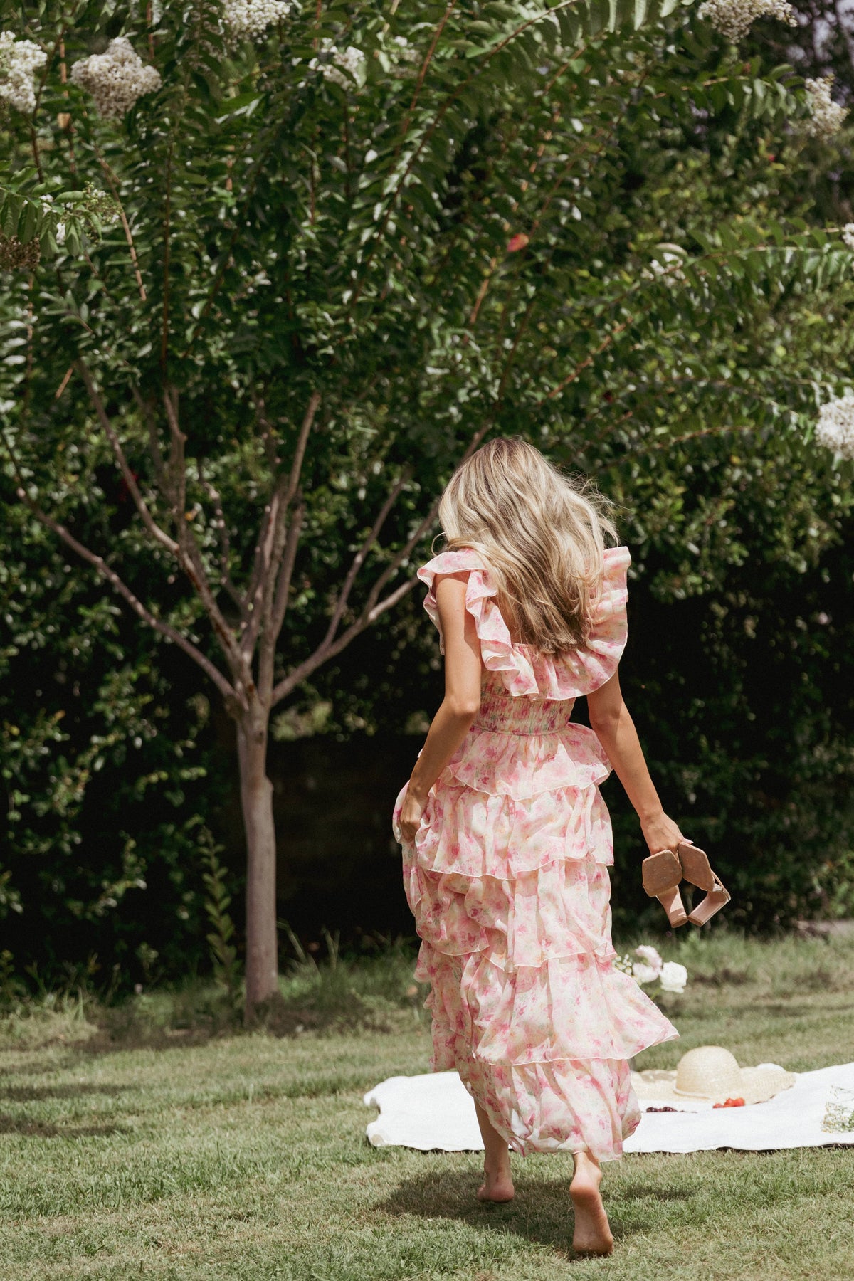 Belle Maxi Dress in Pink Floral – view 9 of 9