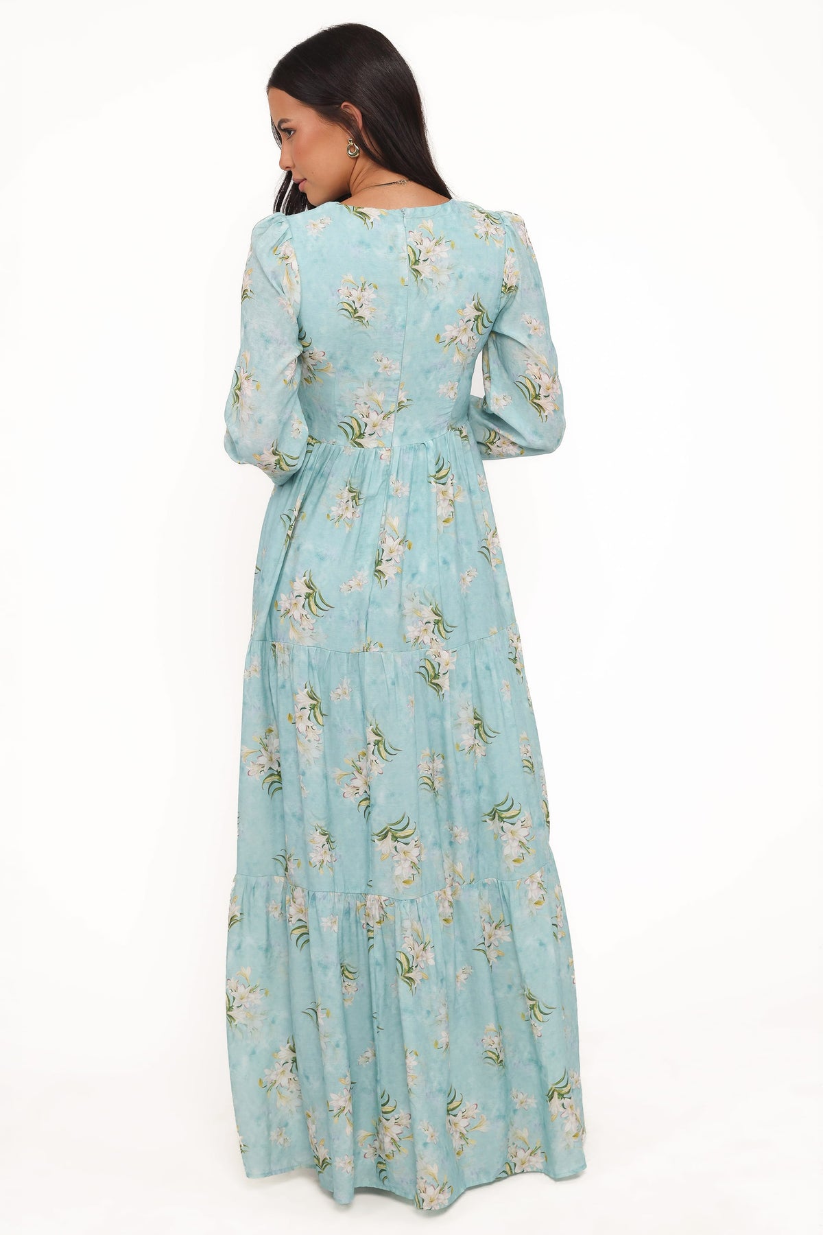 Bernice Maxi Dress in Blue Floral – view 5 of 6